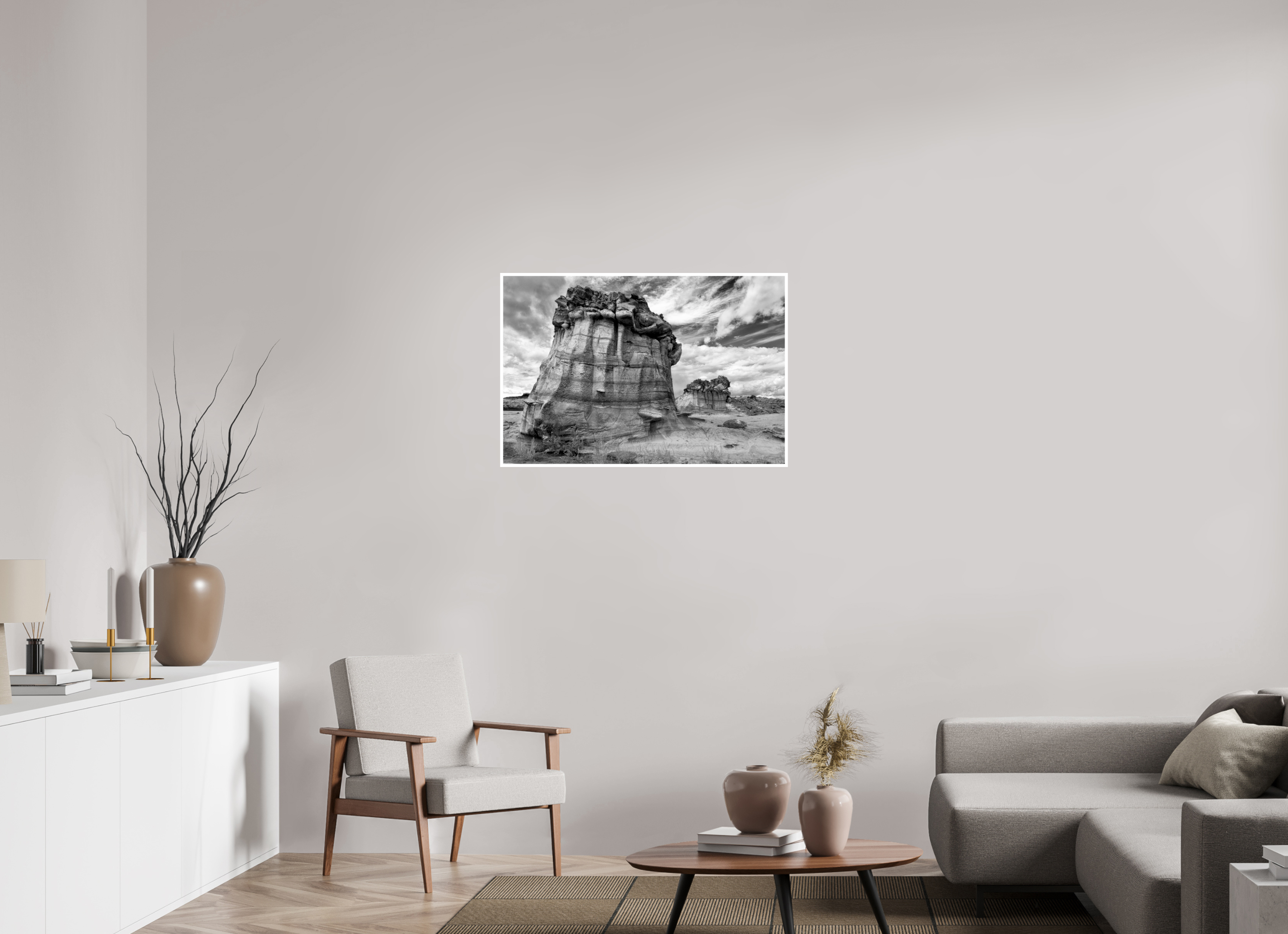 36 x 24″, Ilford Baryta Paper Bisti Hoodoo Castle