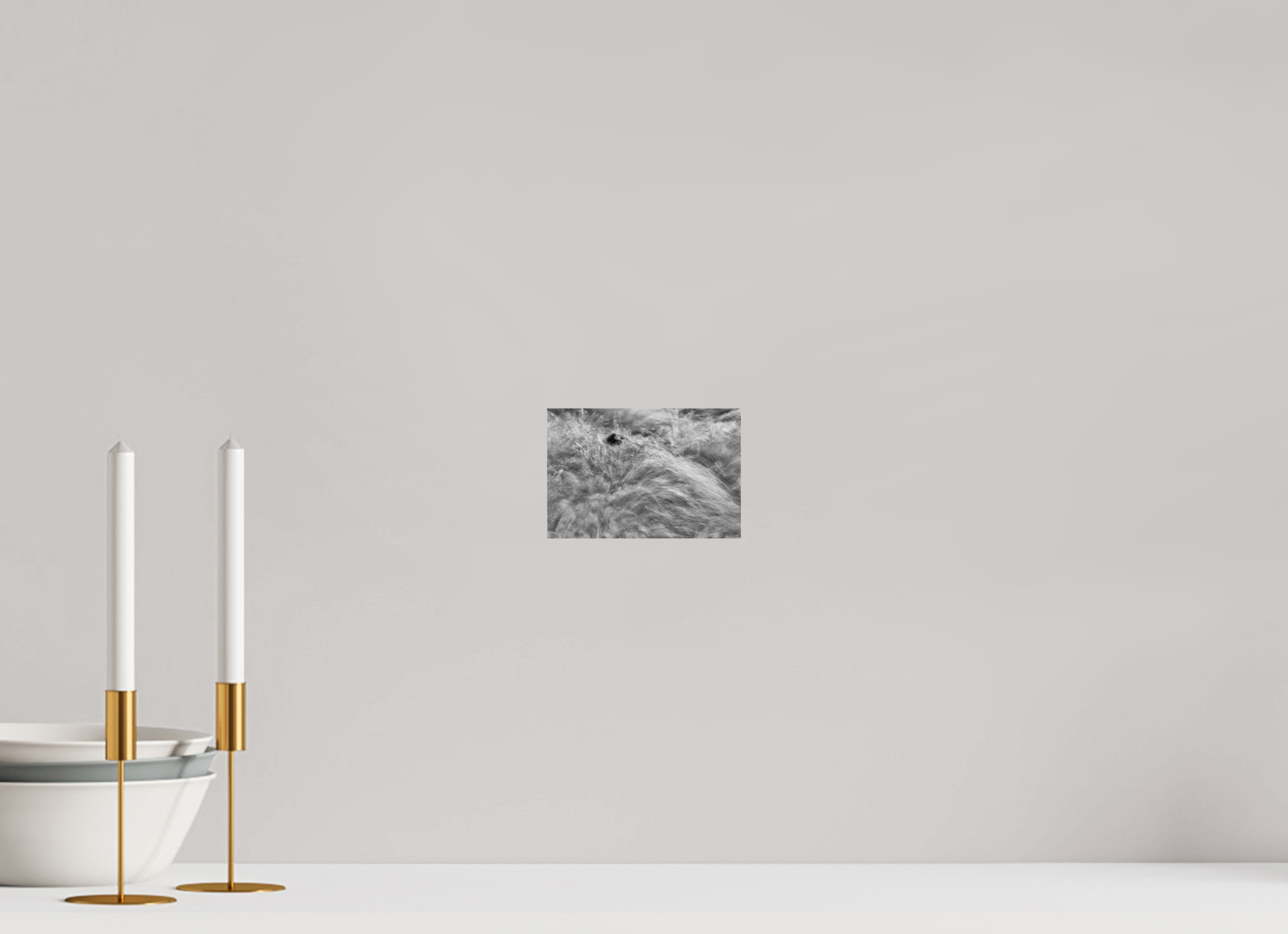 6 x 4″, Ilford B&W On Aluminum: matte Island in Chaos