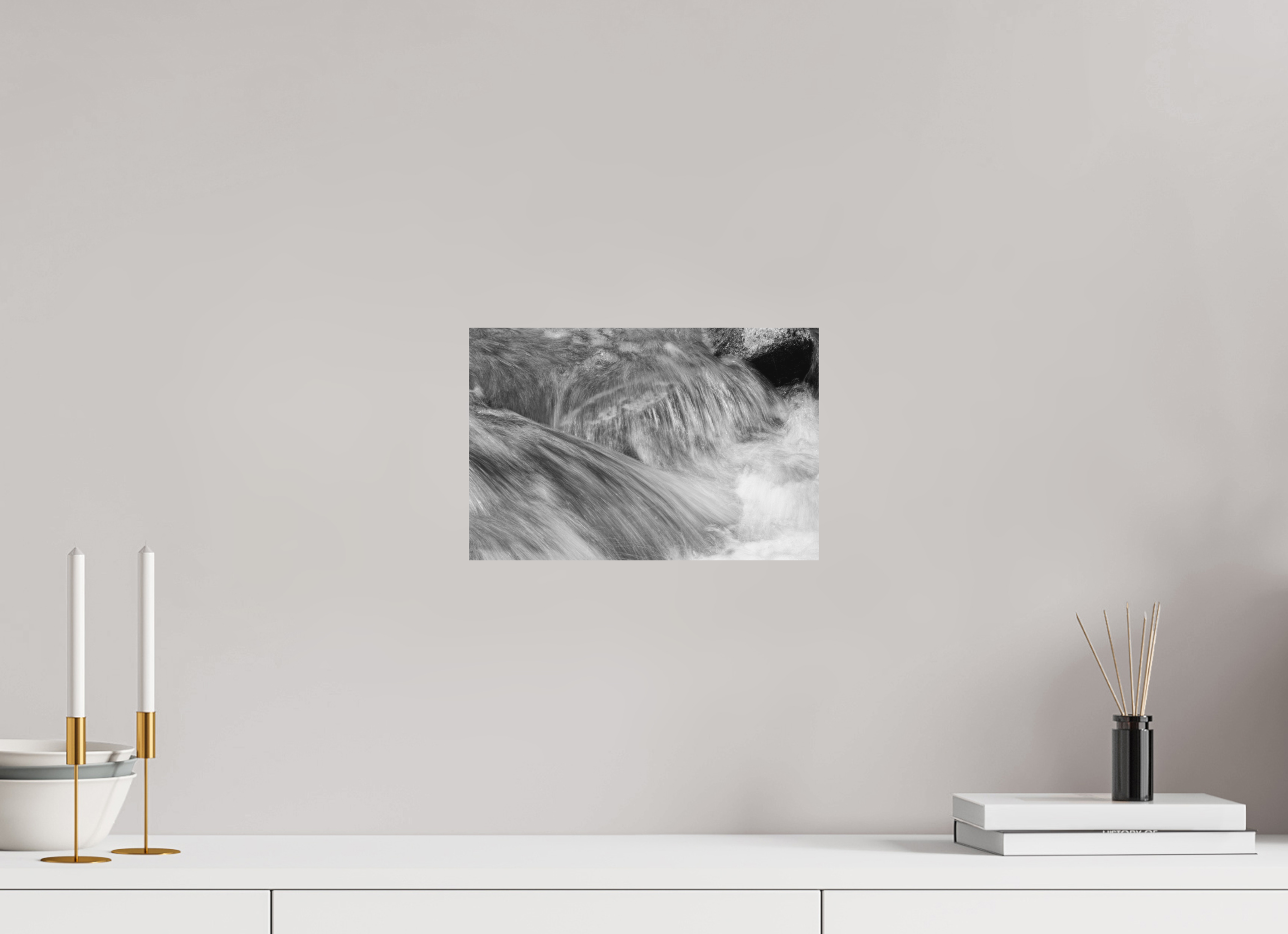 12 x 8″, Ilford B&W On Aluminum: matte River of Glass