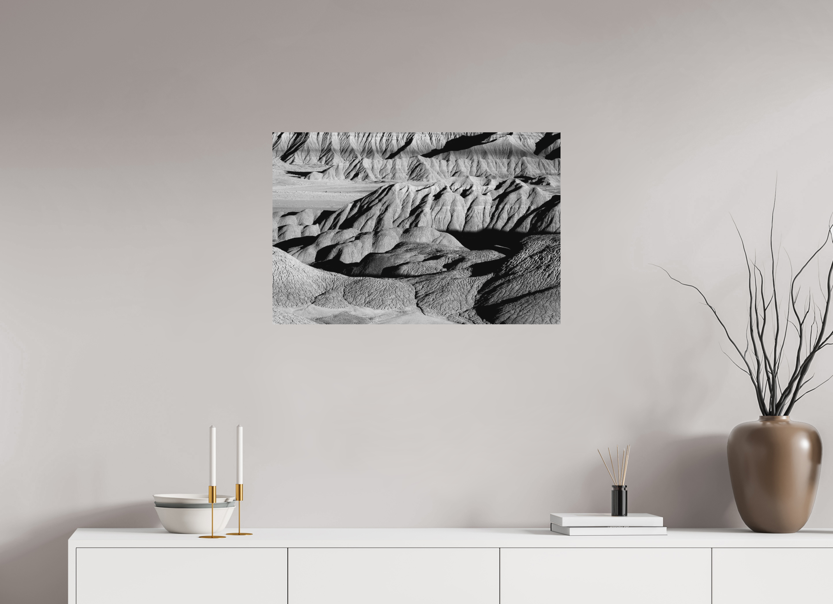 30 x 20″, Ilford B&W On Aluminum: matte Carved by Time