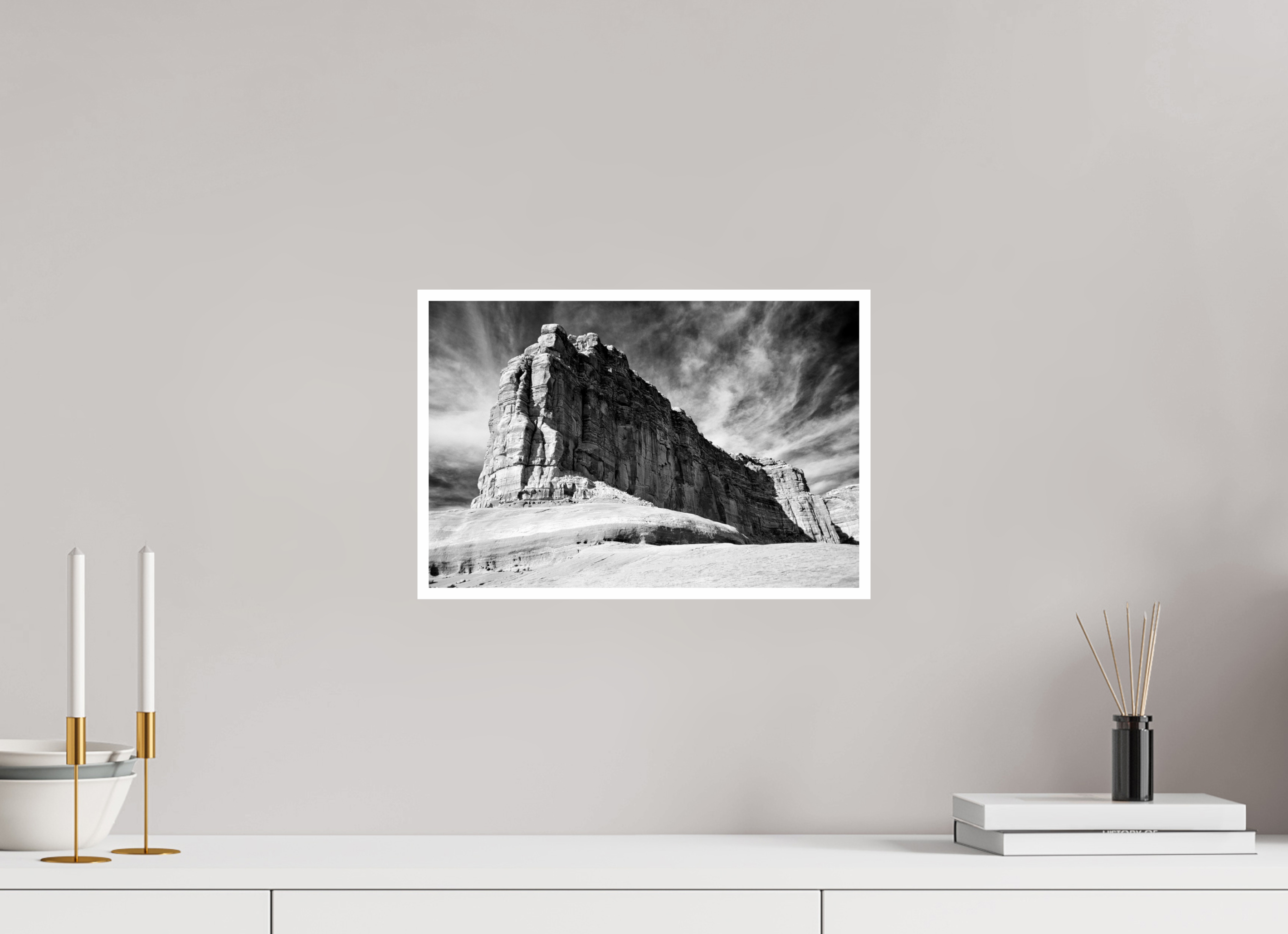 15 x 10″, Ilford Baryta Paper Lake Powell Butte
