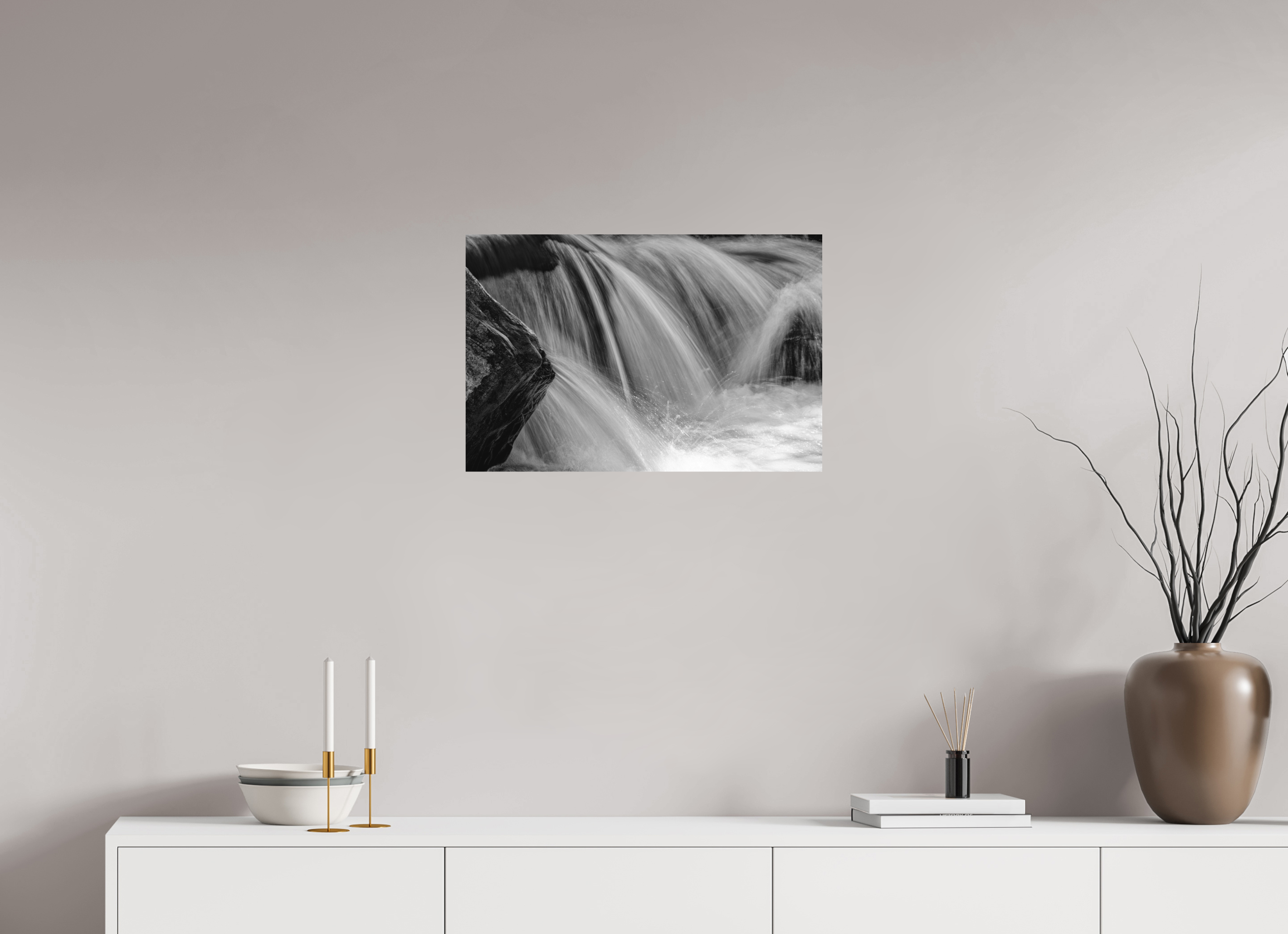 24 x 16″, Ilford B&W On Aluminum: matte The Shape of Water