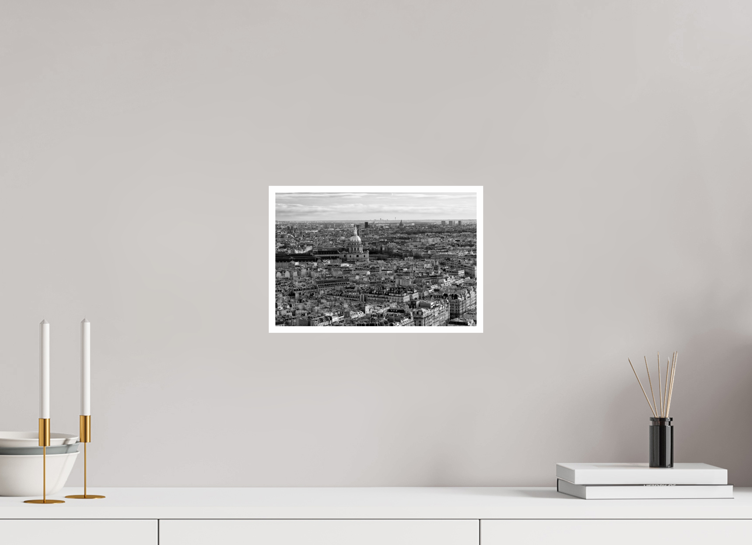 12 x 8″, Ilford Baryta Paper Paris from the Eiffel Tower