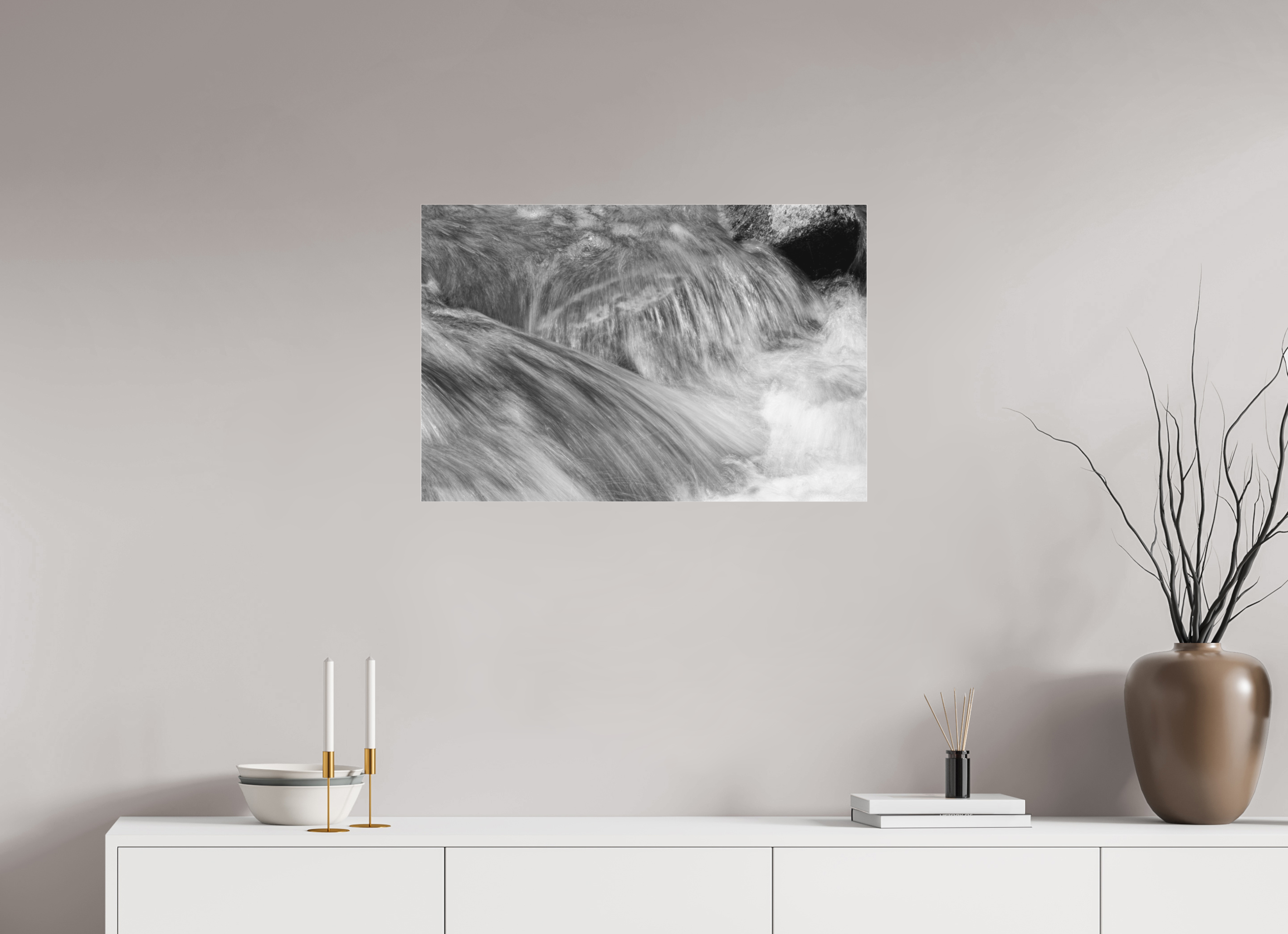 30 x 20″, Ilford B&W Under Acrylic: matte River of Glass