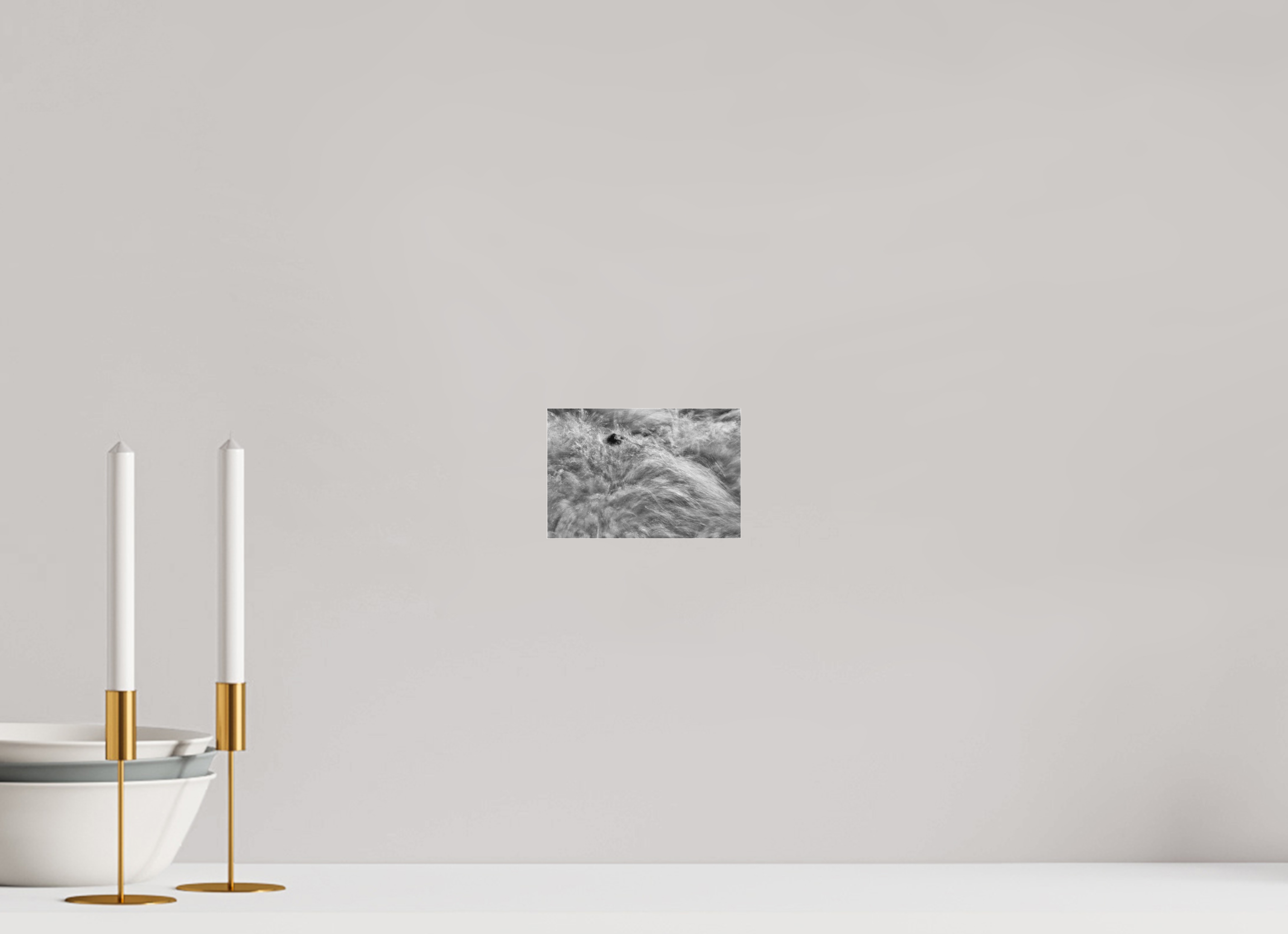 6 x 4″, Ilford B&W Under Acrylic: matte Island in Chaos