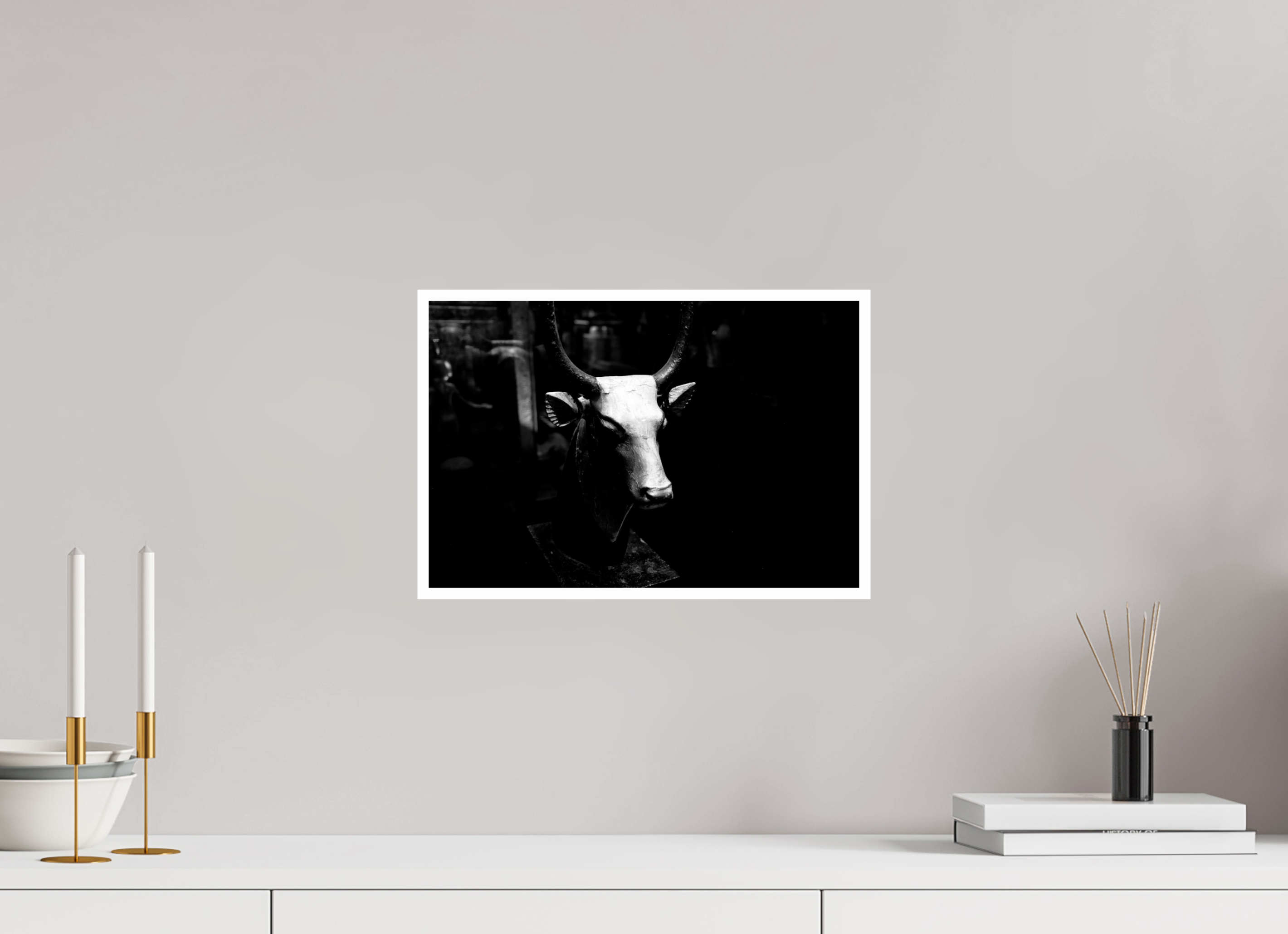 15 x 10″, Ilford Baryta Paper Golden Cow - King Tut's Tomb