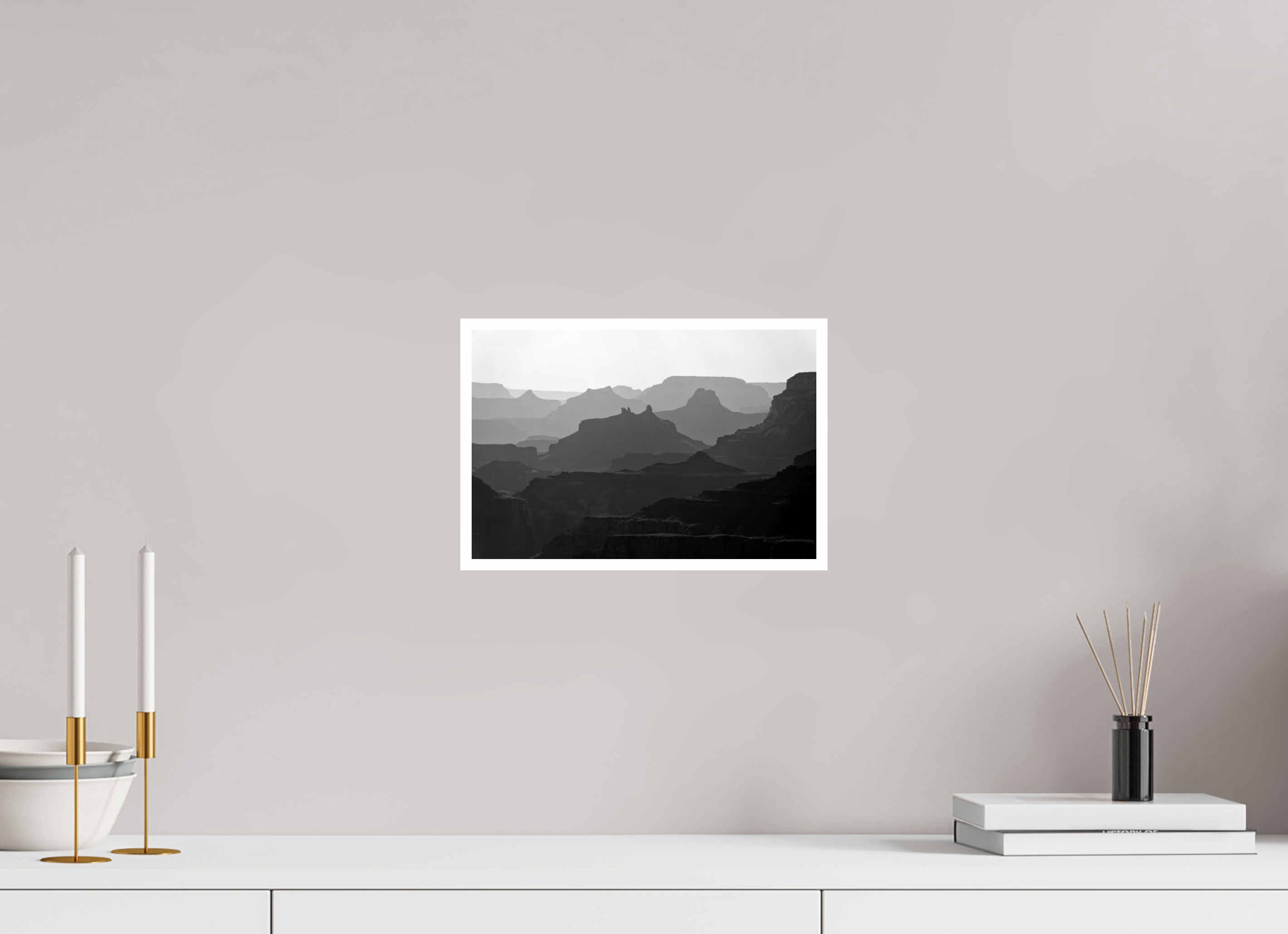 12 x 8″, Ilford Baryta Paper Shades of the Canyon