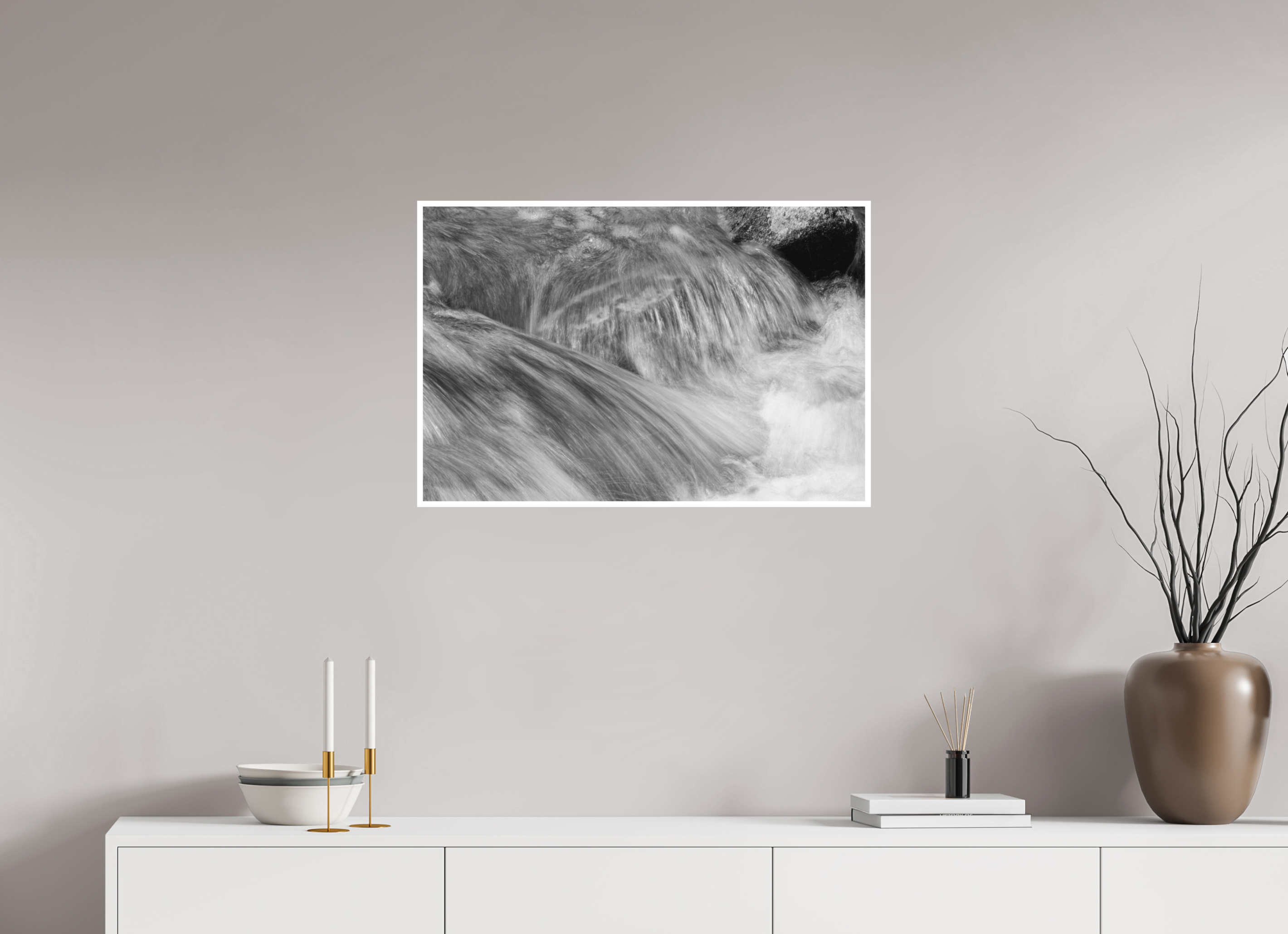 30 x 20″, Ilford B&W Paper: matte River of Glass