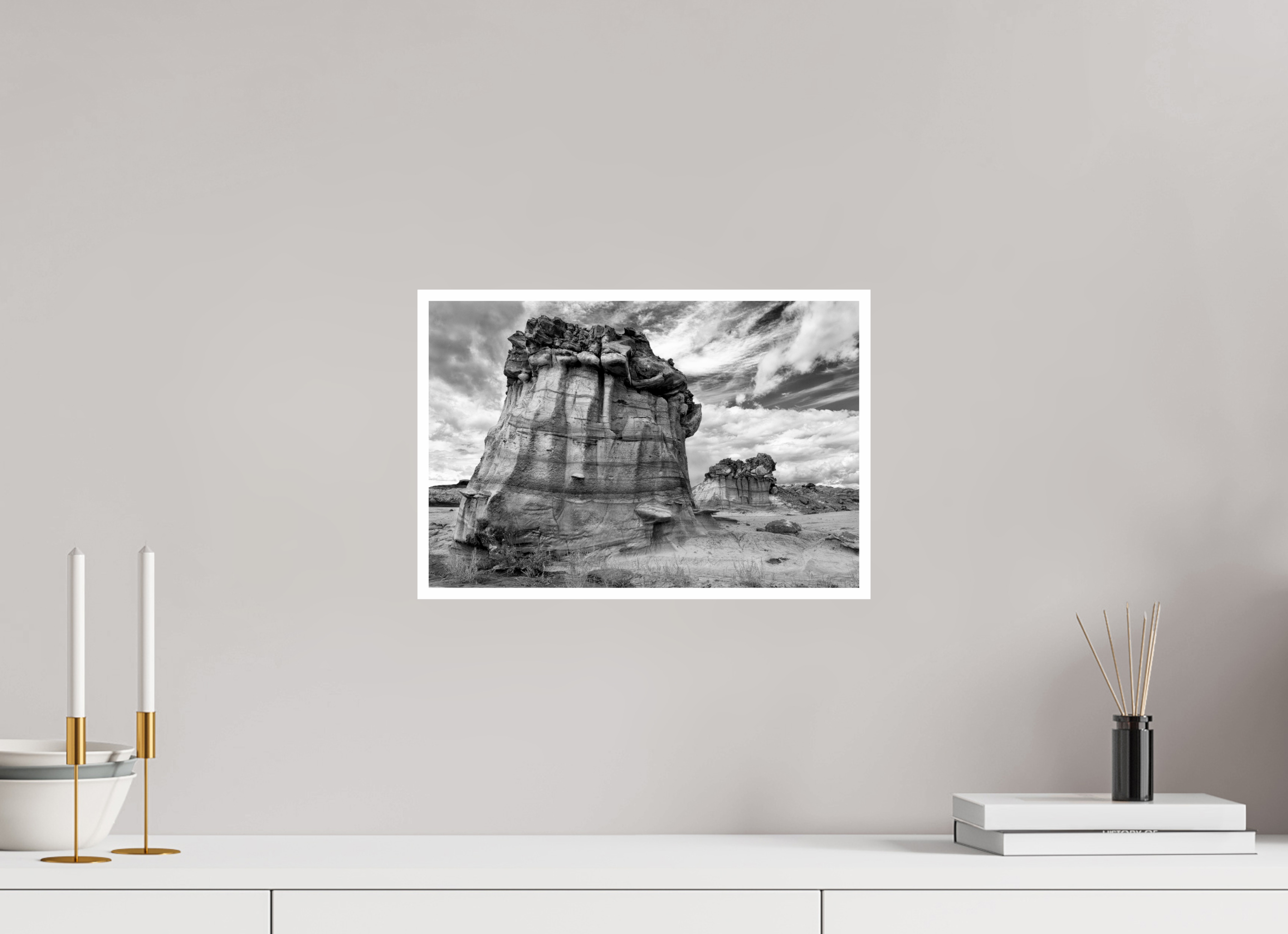 15 x 10″, Ilford Baryta Paper Bisti Hoodoo Castle