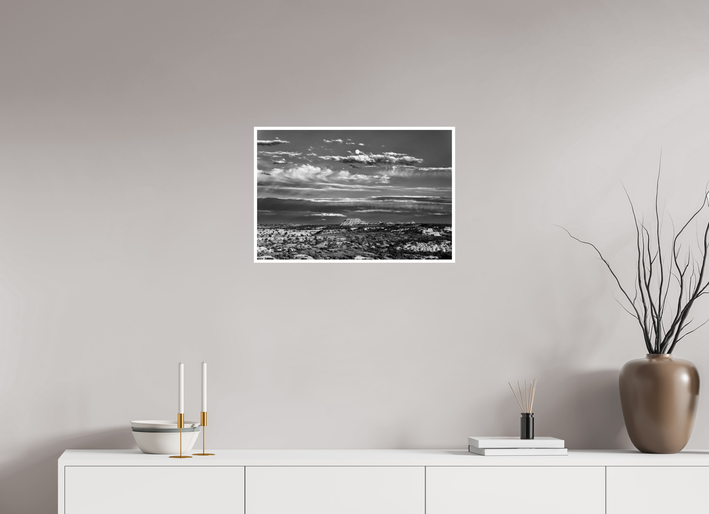 24 x 16″, Ilford Baryta Paper Moonrise