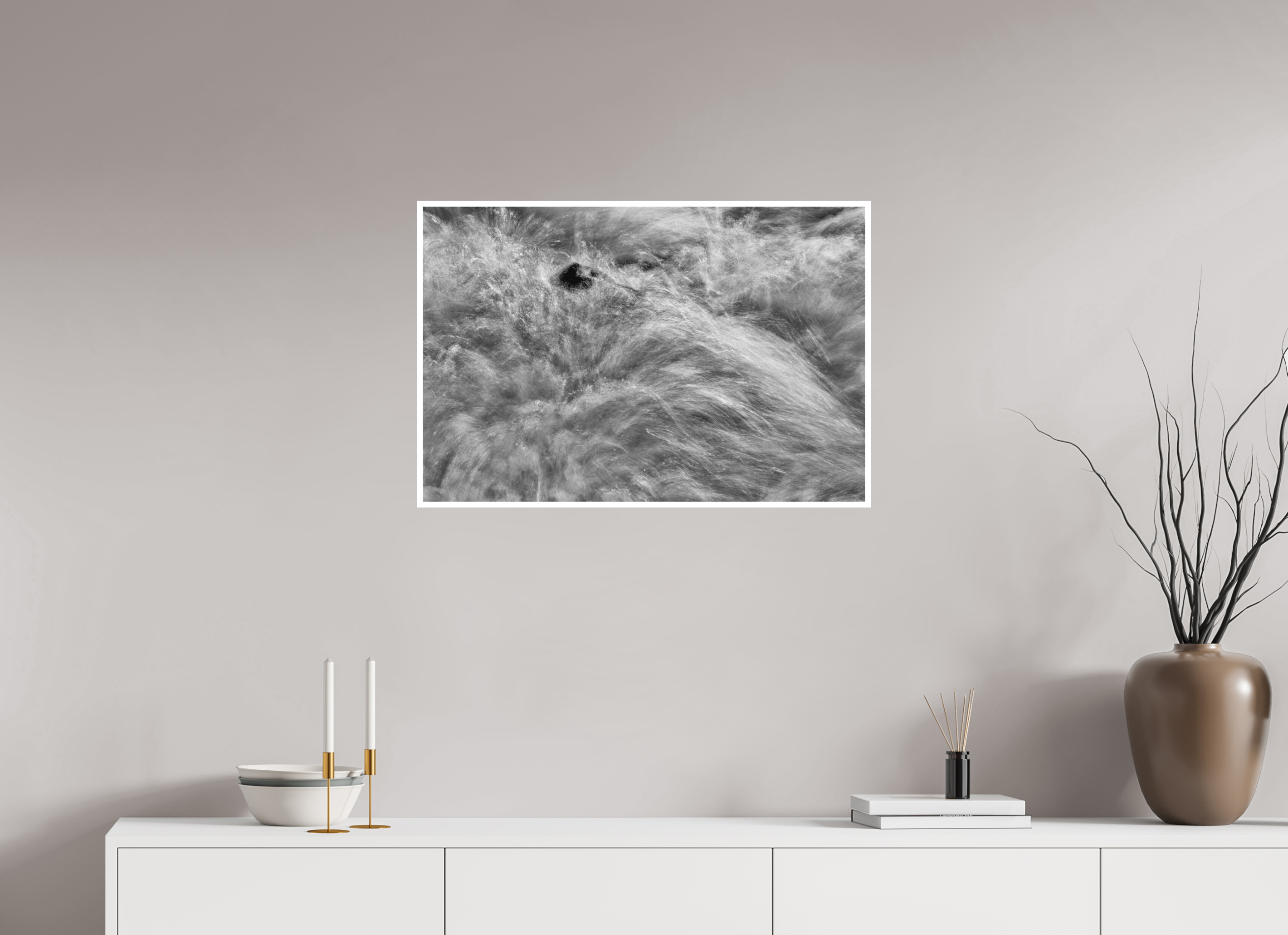 30 x 20″, Ilford B&W Paper: matte Island in Chaos