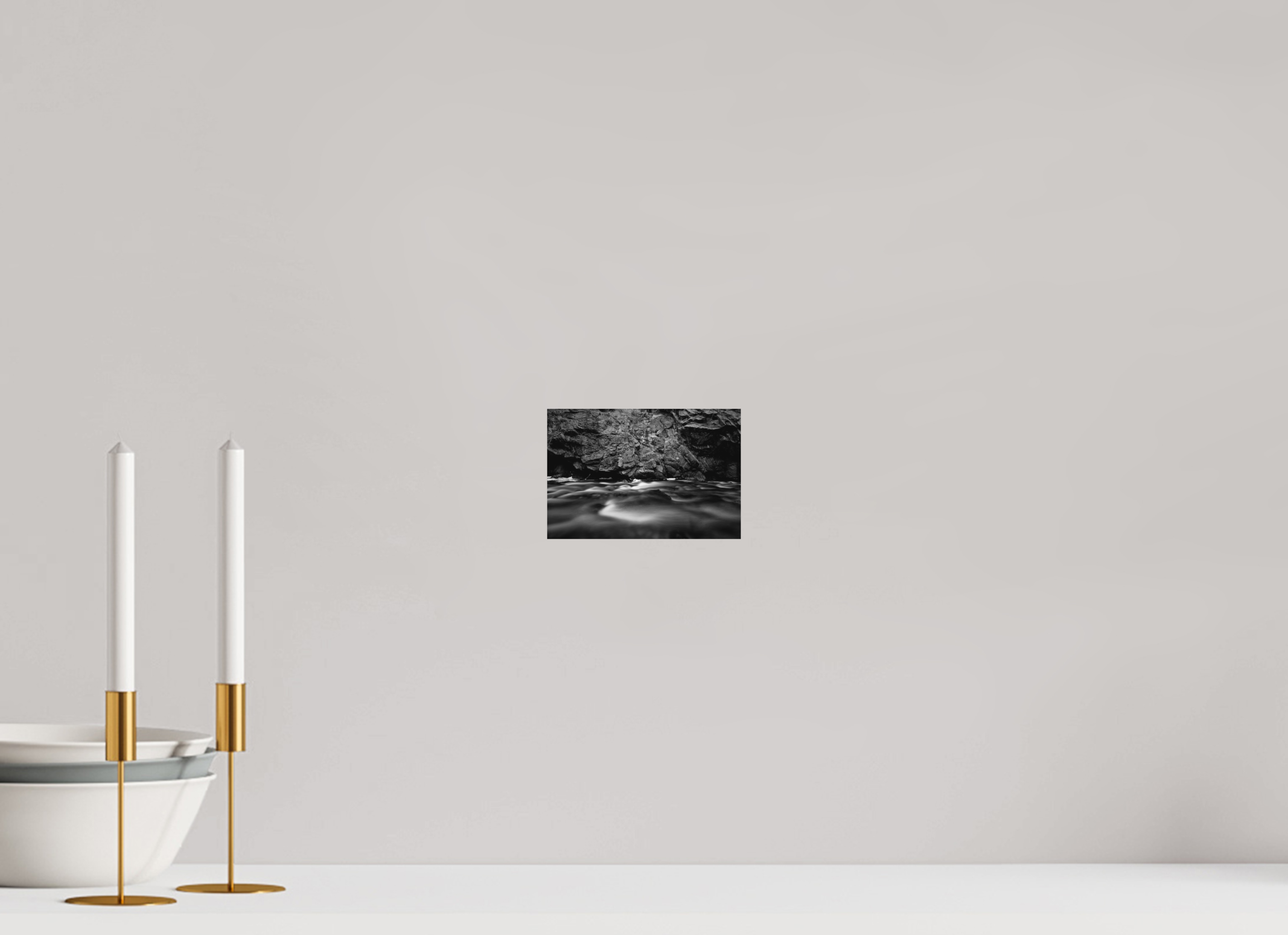 6 x 4″, Ilford B&W On Aluminum: matte Stone and Flow