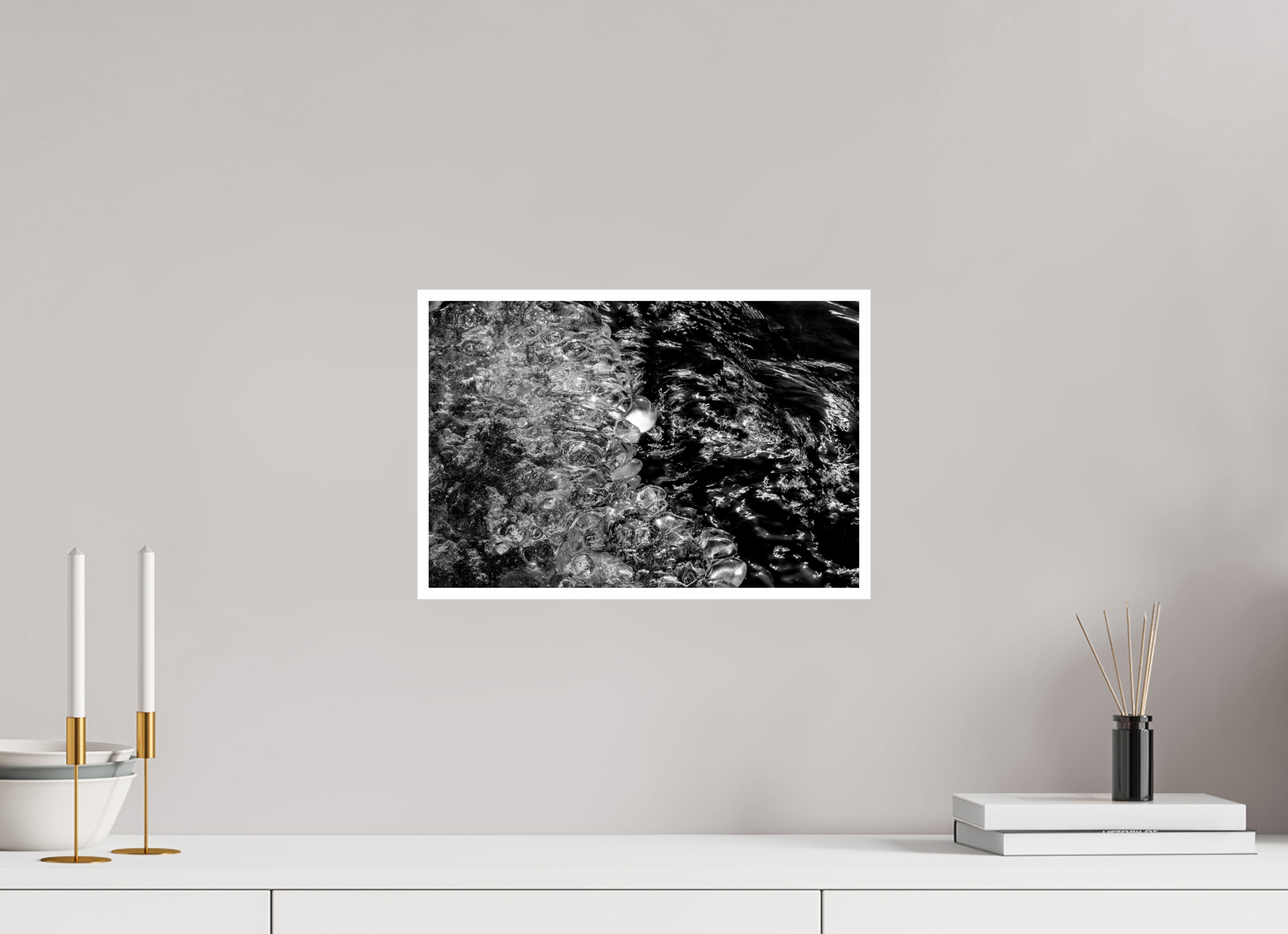 15 x 10″, Ilford Baryta Paper Ice Spheres