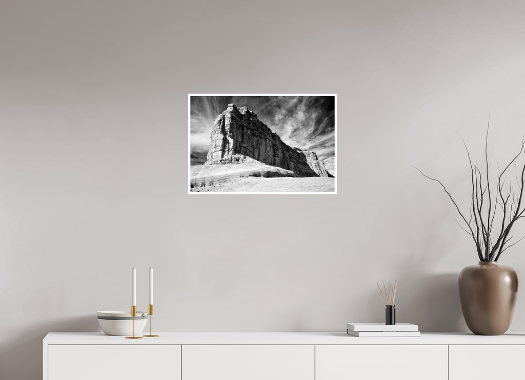 24 x 16″, Ilford Baryta Paper Lake Powell Butte