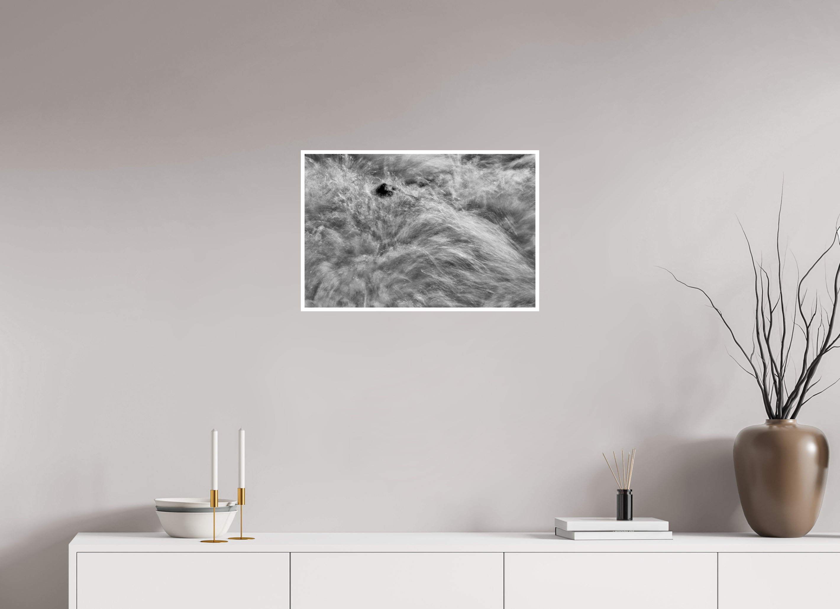 24 x 16″, Ilford B&W Paper: glossy Island in Chaos