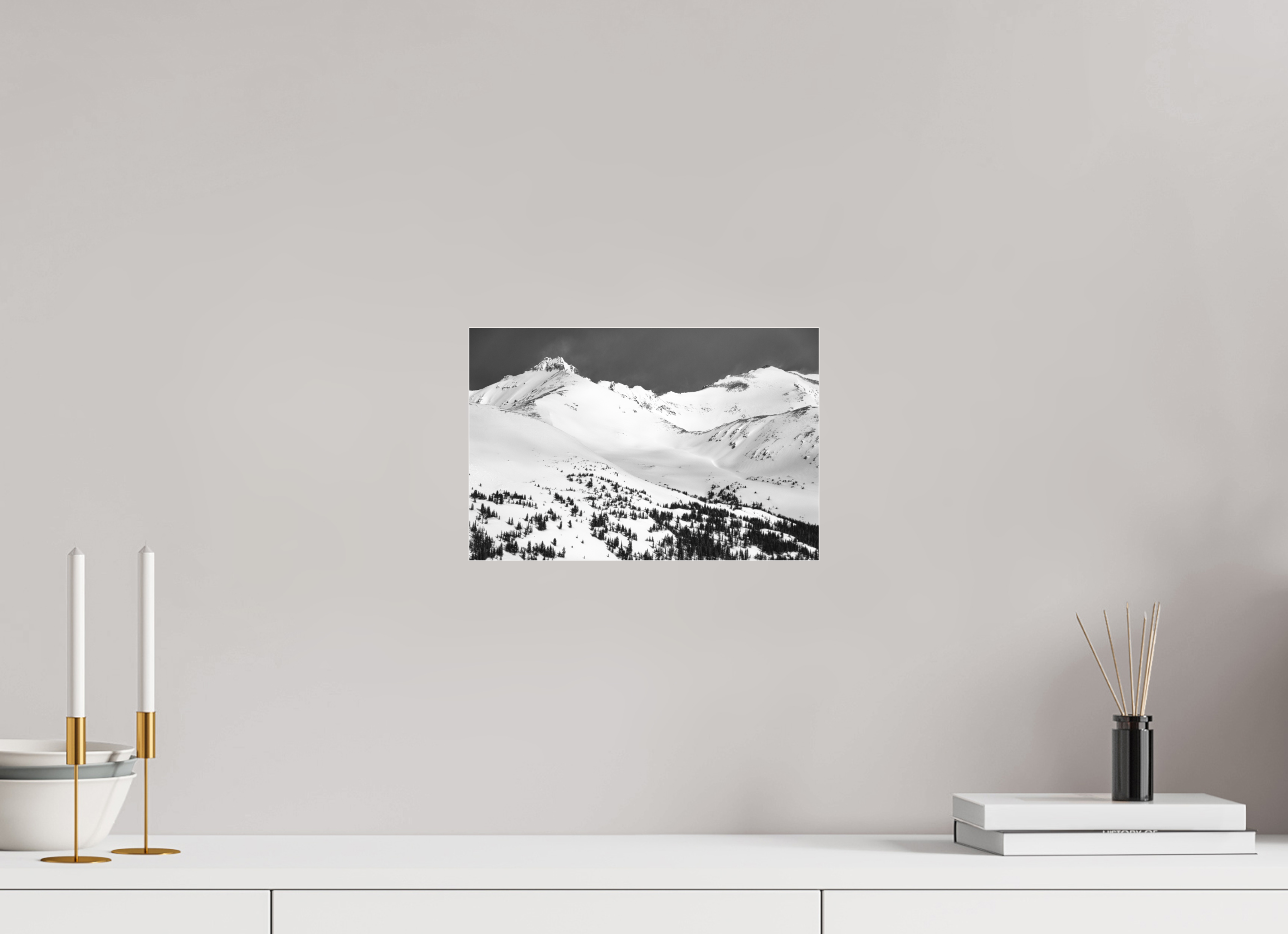 12 x 8″, Ilford B&W Under Acrylic: matte High Silence