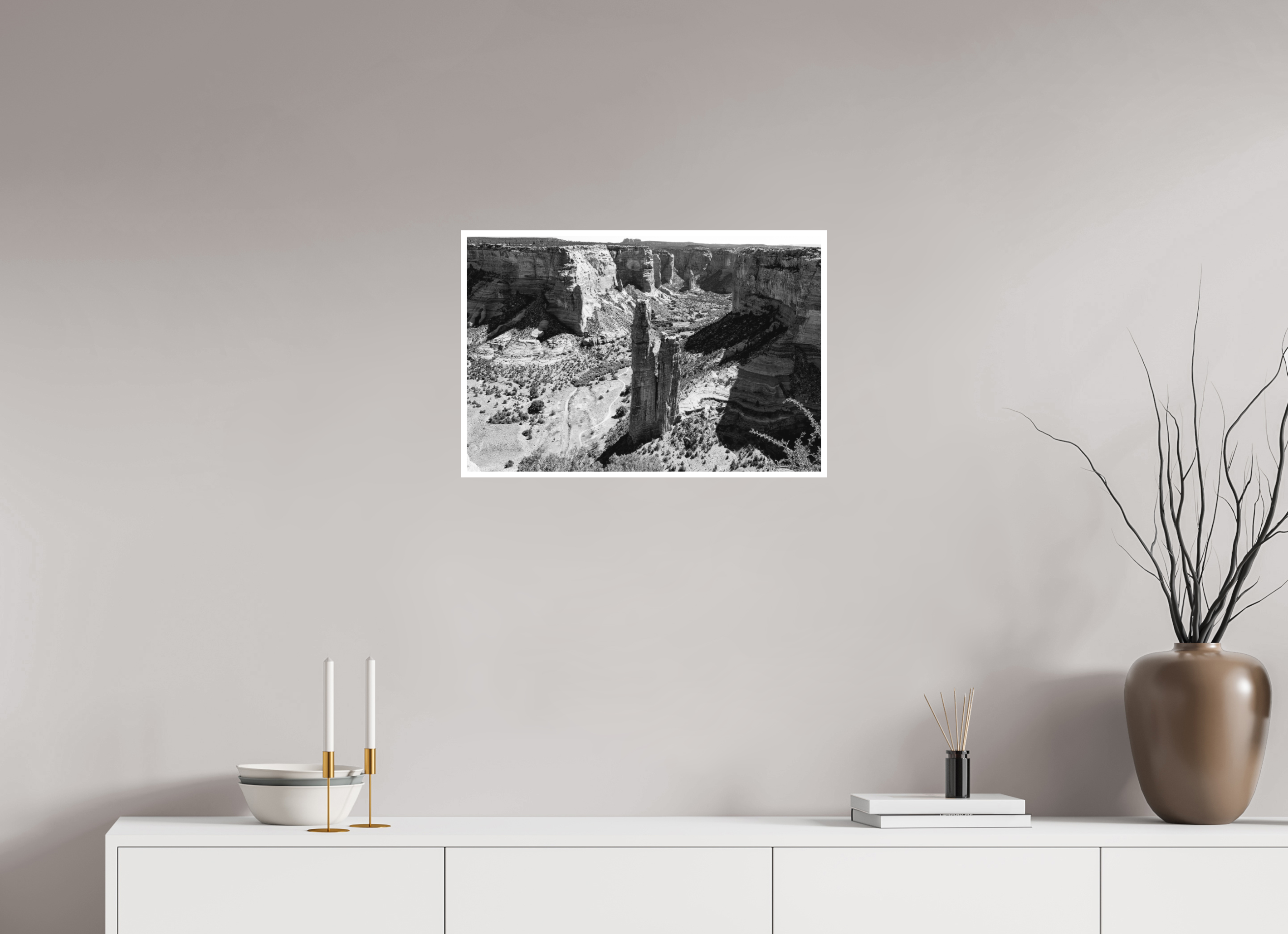 24 x 16″, Ilford B&W Paper: matte Defiant Towers