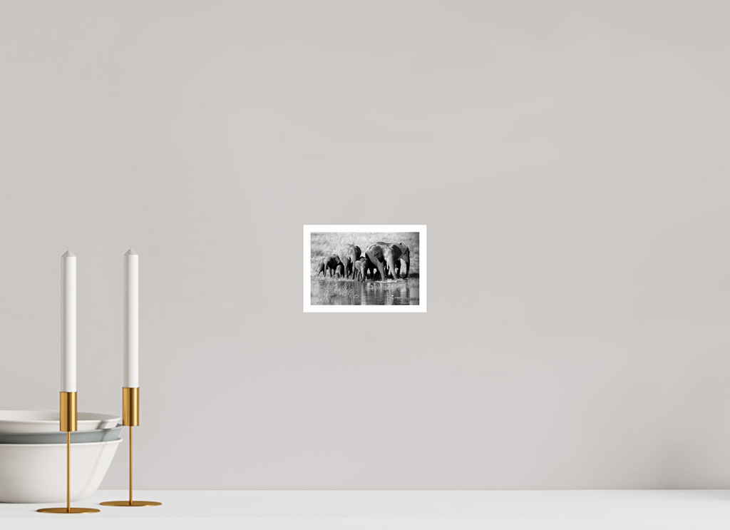 6 x 4″, Ilford Baryta Paper Family Crossing