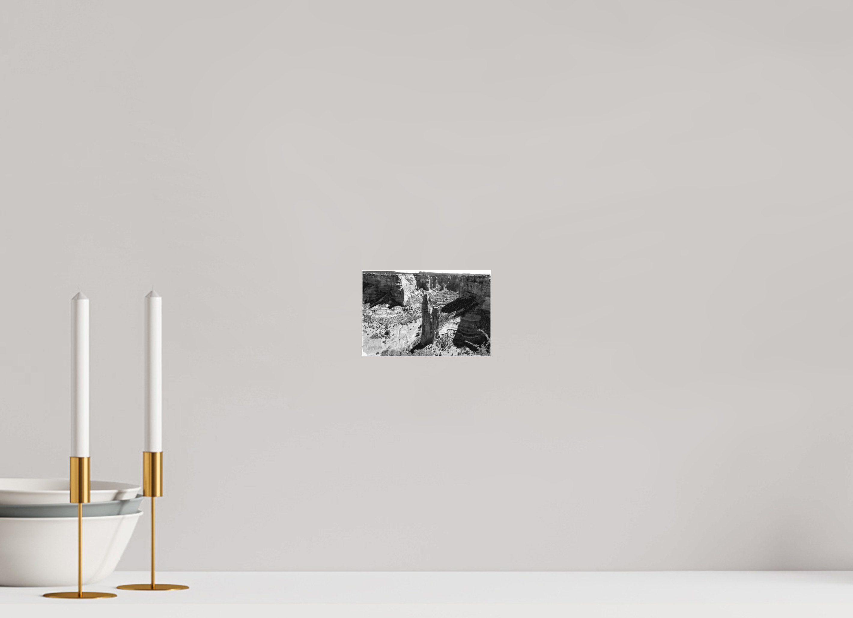 6 x 4″, Ilford B&W Under Acrylic: matte Defiant Towers