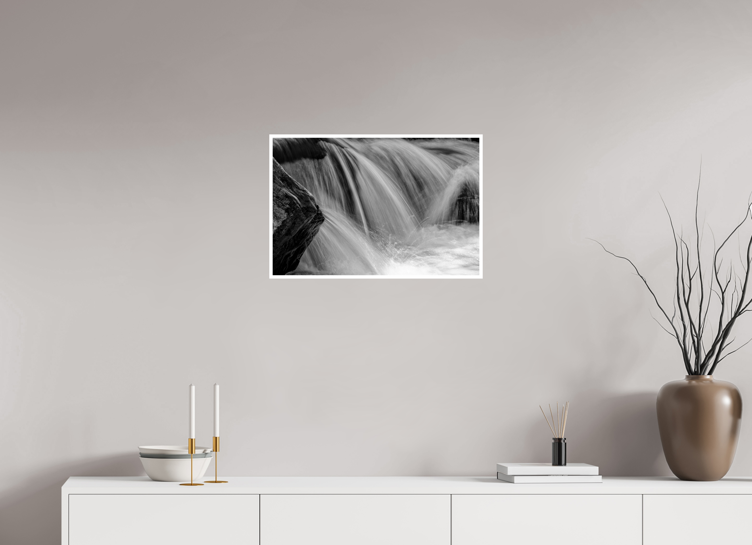 24 x 16″, Ilford B&W Paper: glossy The Shape of Water