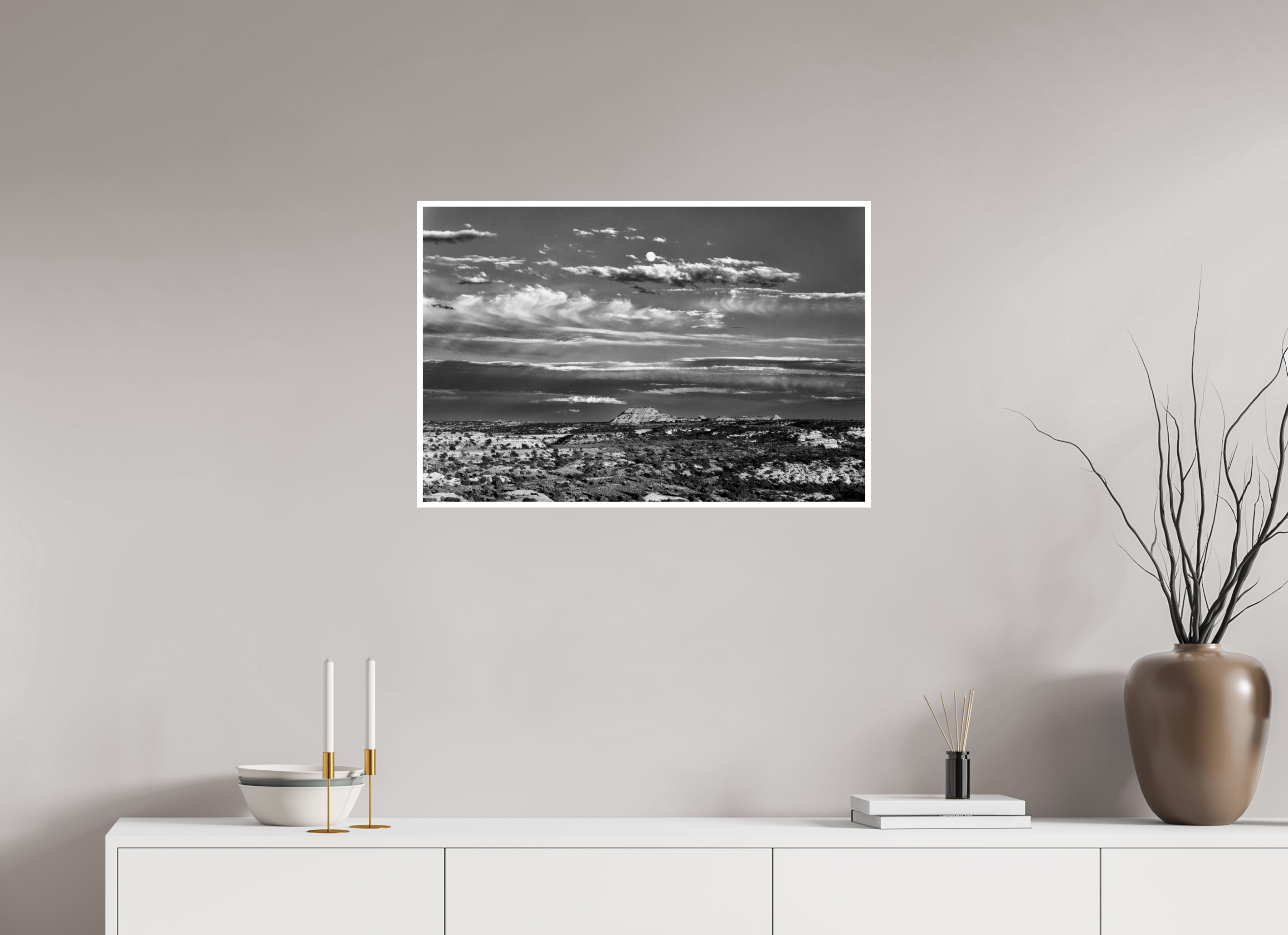 30 x 20″, Ilford Baryta Paper Moonrise