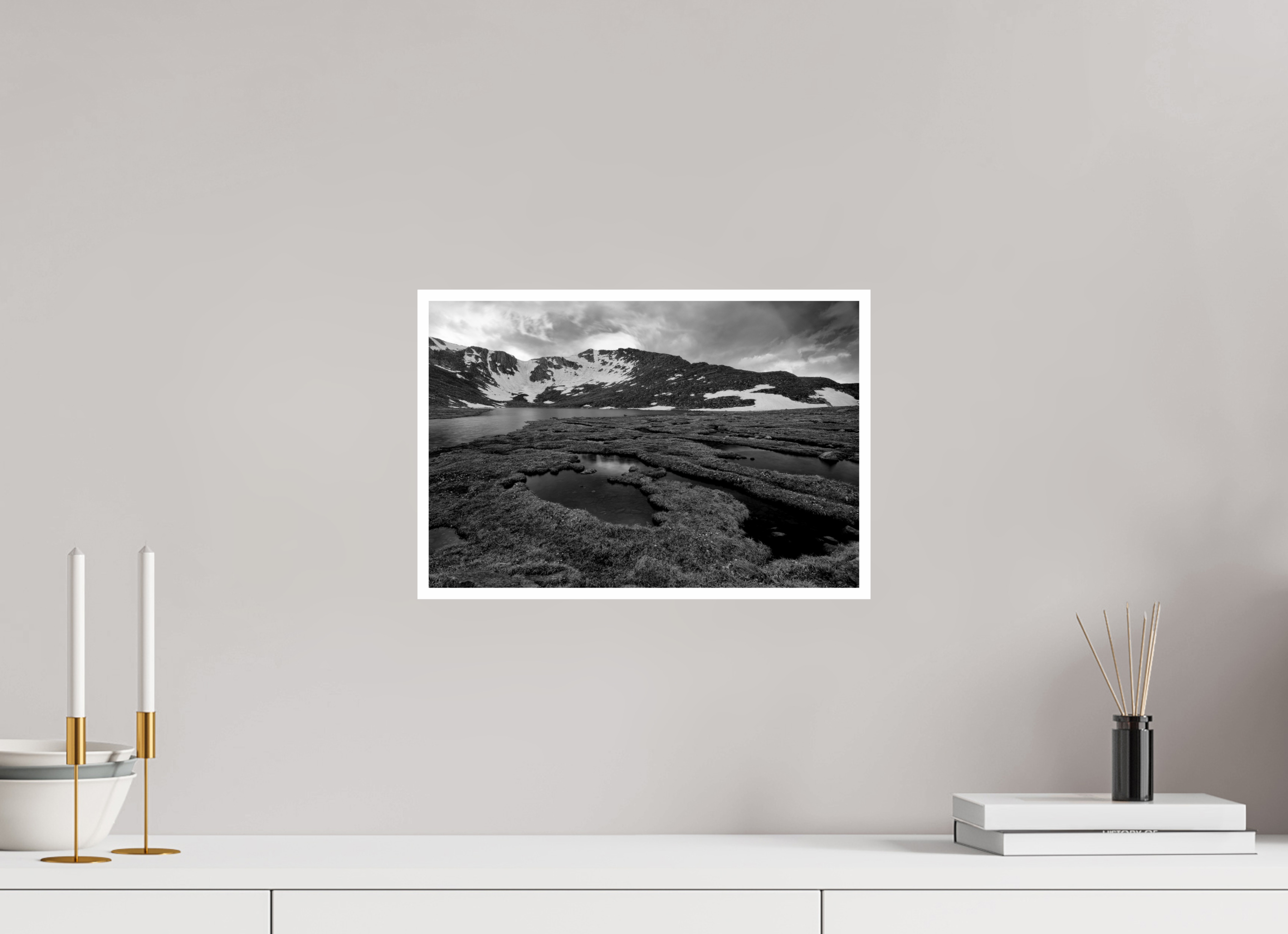 15 x 10″, Ilford Baryta Paper Sunset Fire