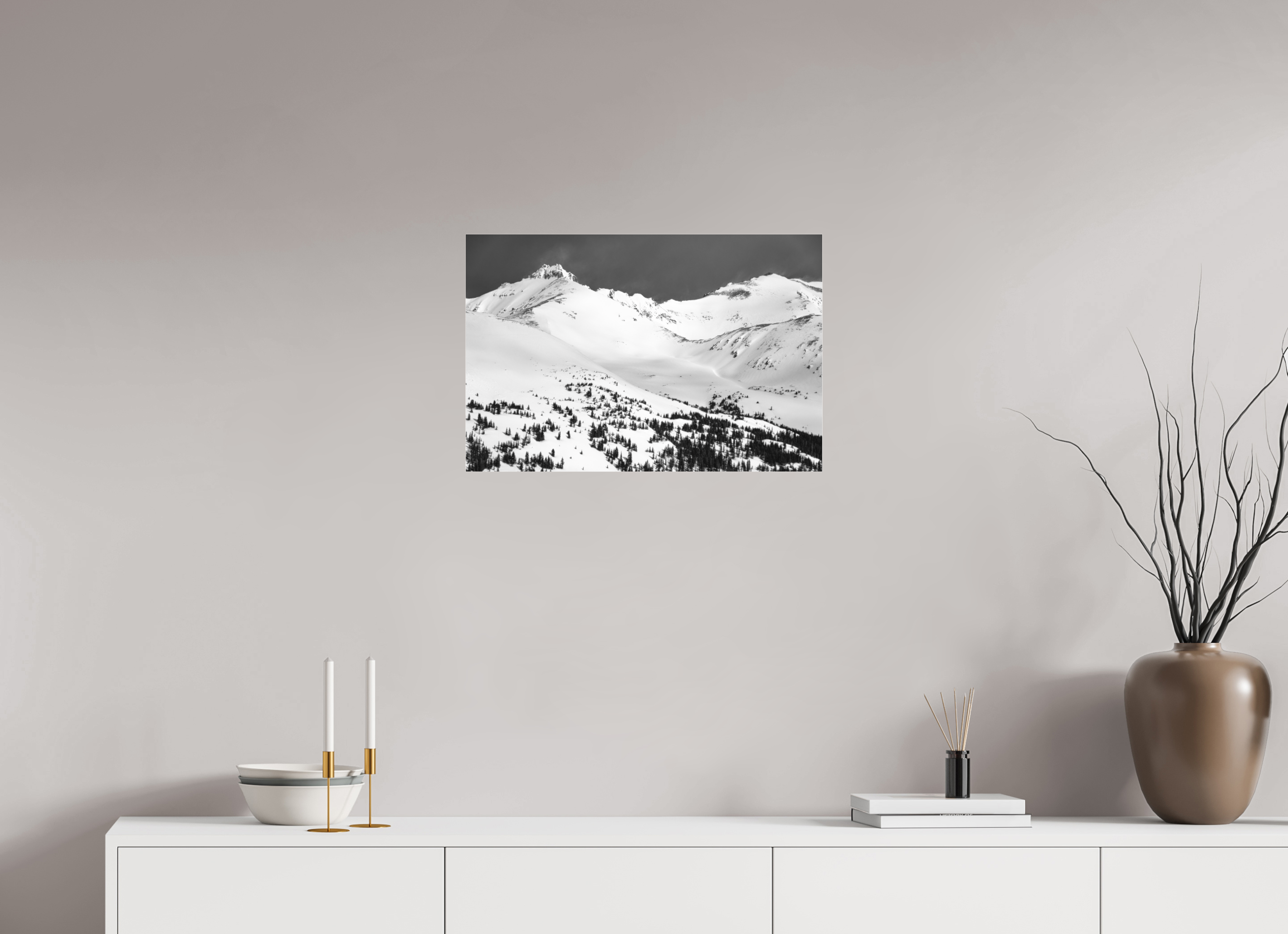 24 x 16″, Ilford B&W Under Acrylic: matte High Silence