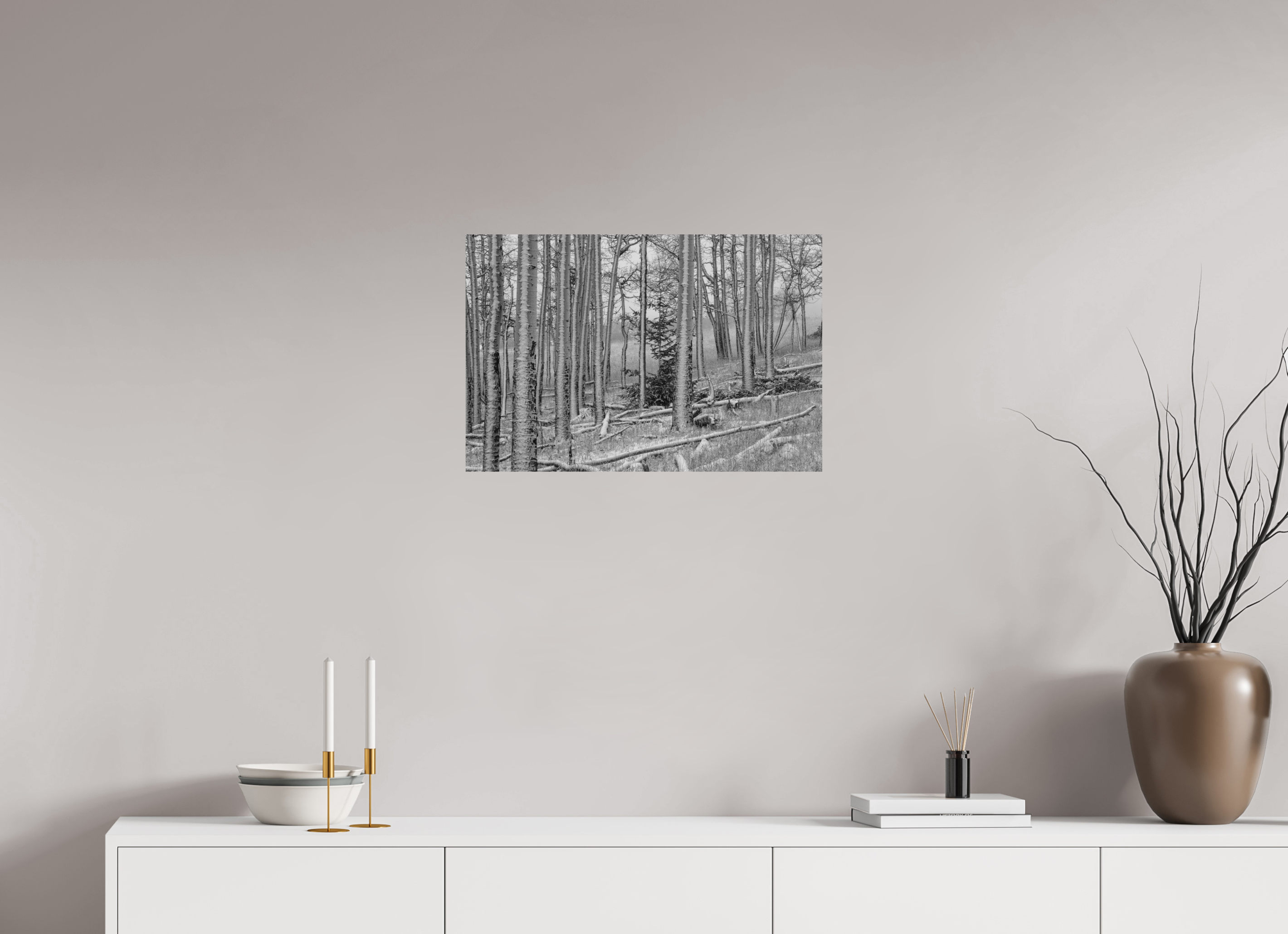 24 x 16″, Ilford B&W On Aluminum: matte Winter's Brush