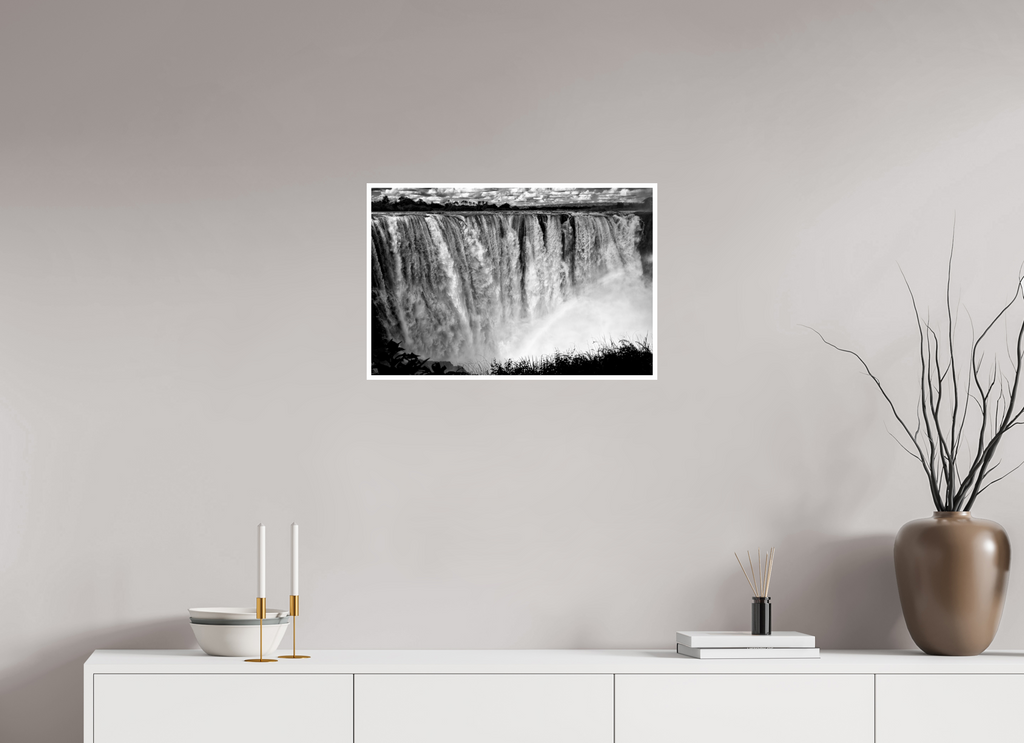 24 x 16″, Ilford Baryta Paper Victoria Falls