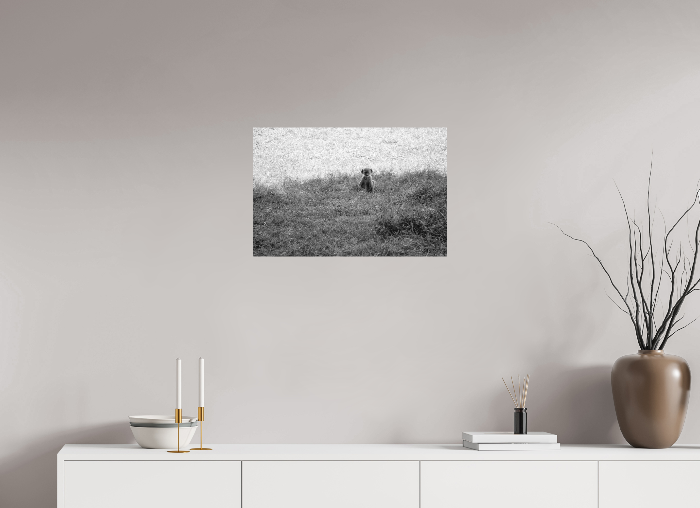 24 x 16″, Ilford B&W On Aluminum: matte The Small Philosopher