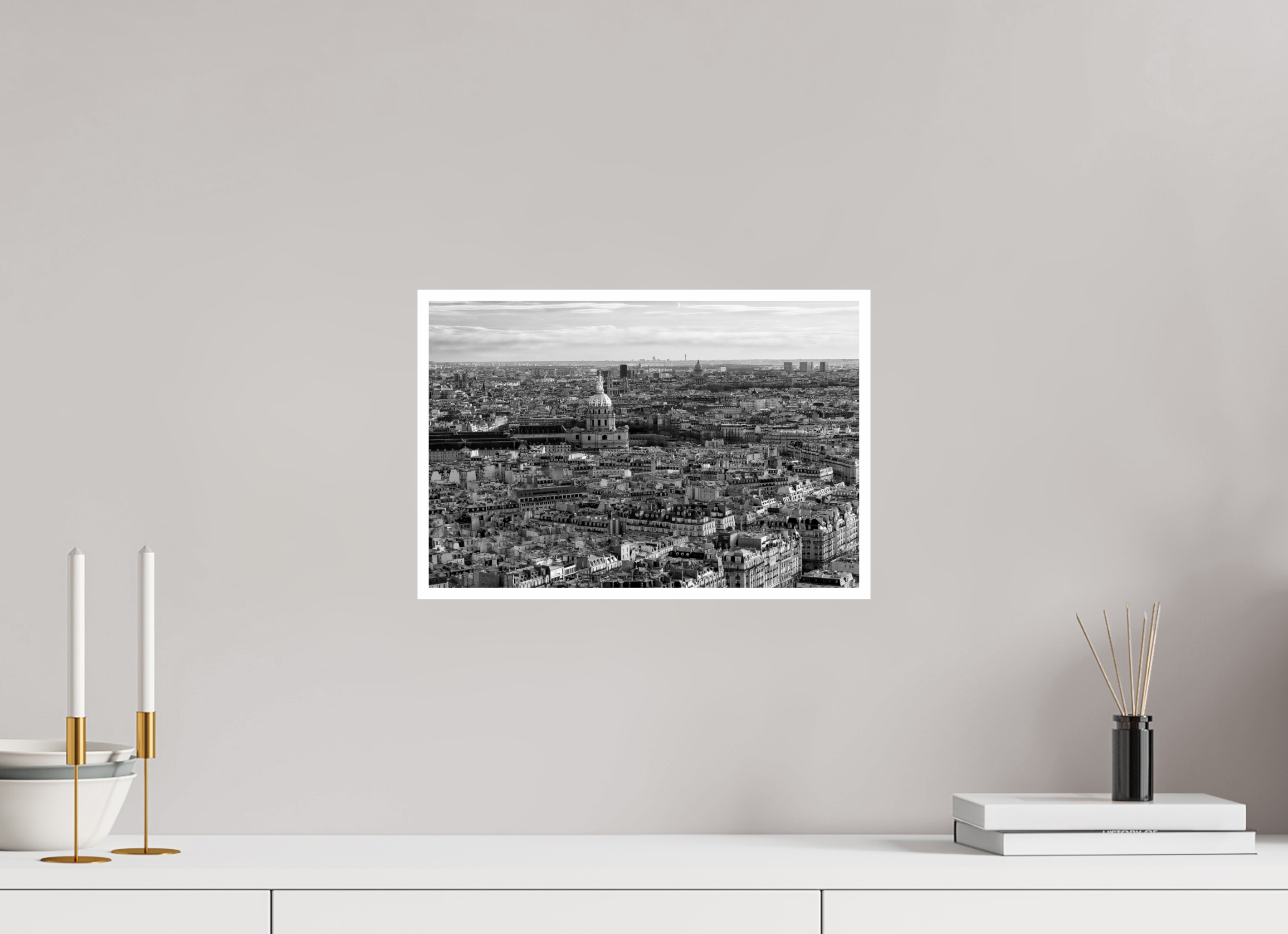 15 x 10″, Ilford Baryta Paper Paris from the Eiffel Tower