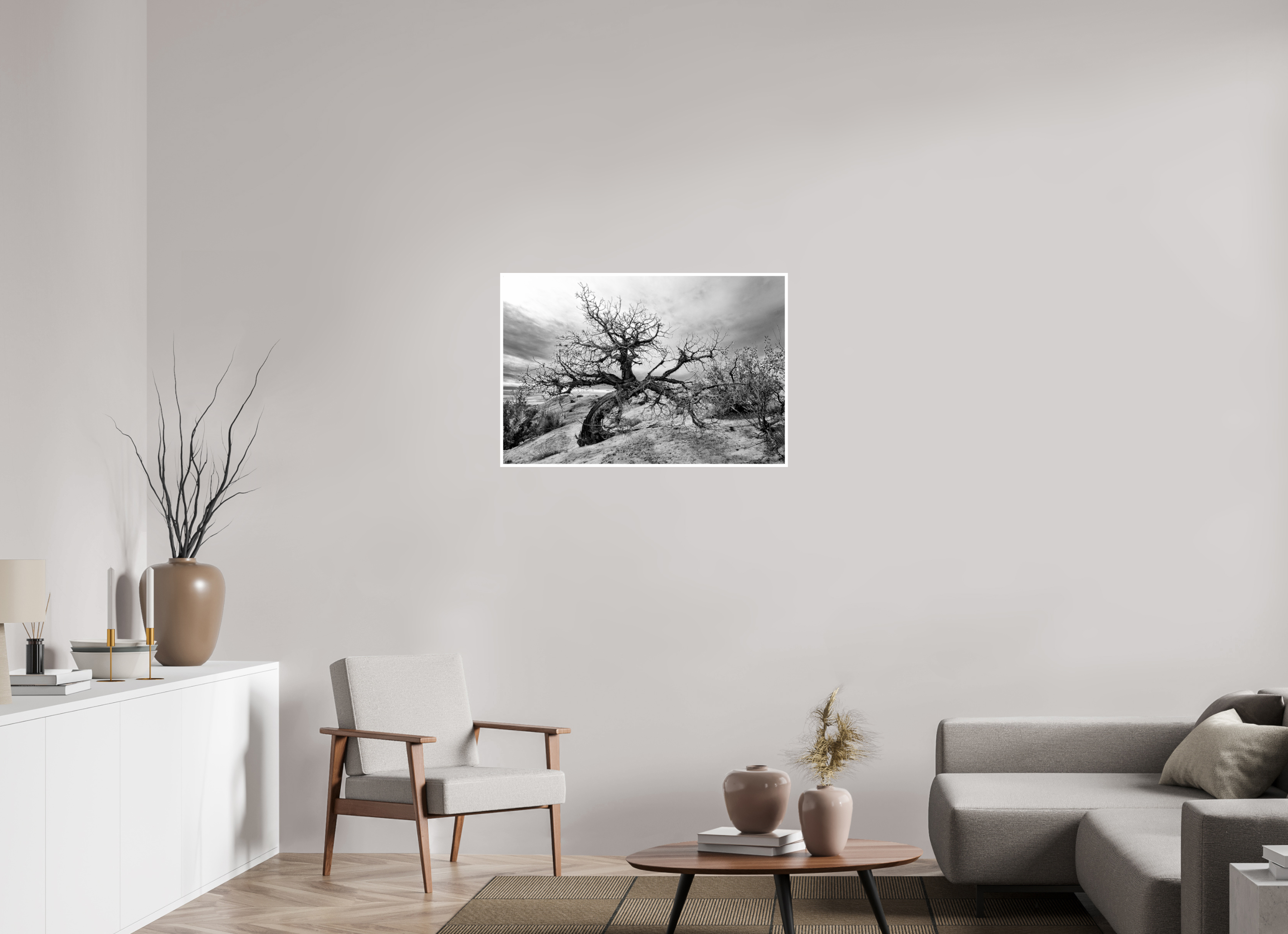 36 x 24″, Ilford Baryta Paper Twisted and Still Standing