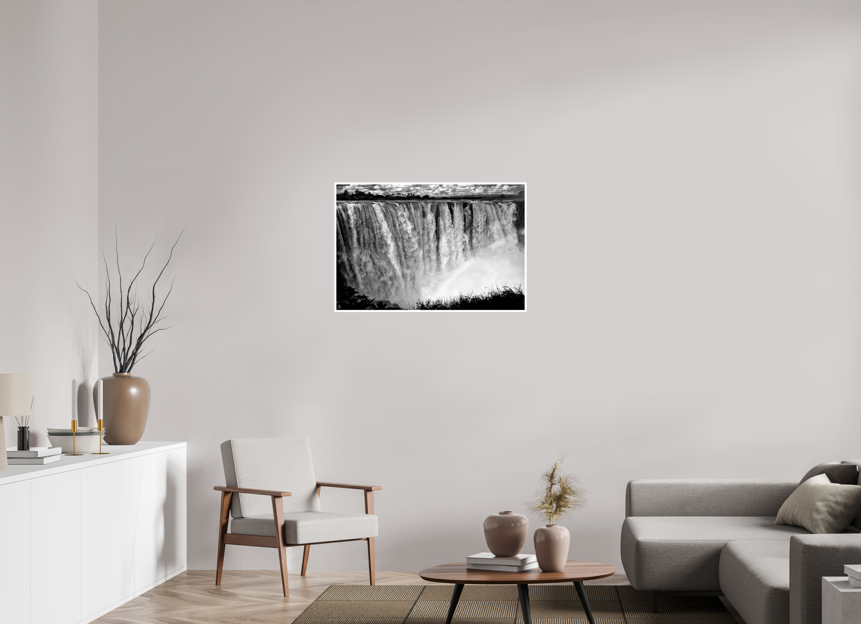 36 x 24″, Ilford Baryta Paper Victoria Falls