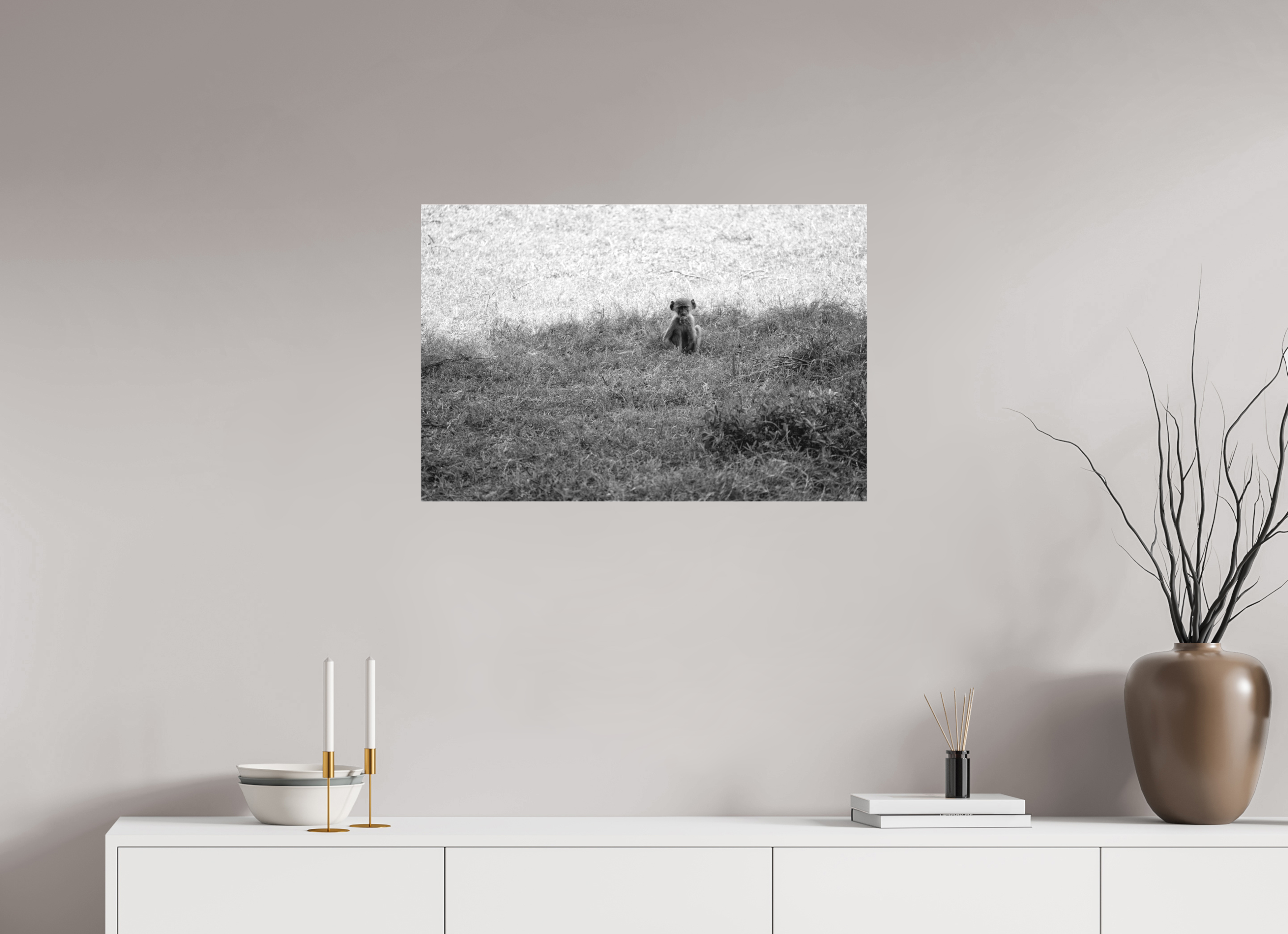 30 x 20″, Ilford B&W Under Acrylic: matte The Small Philosopher