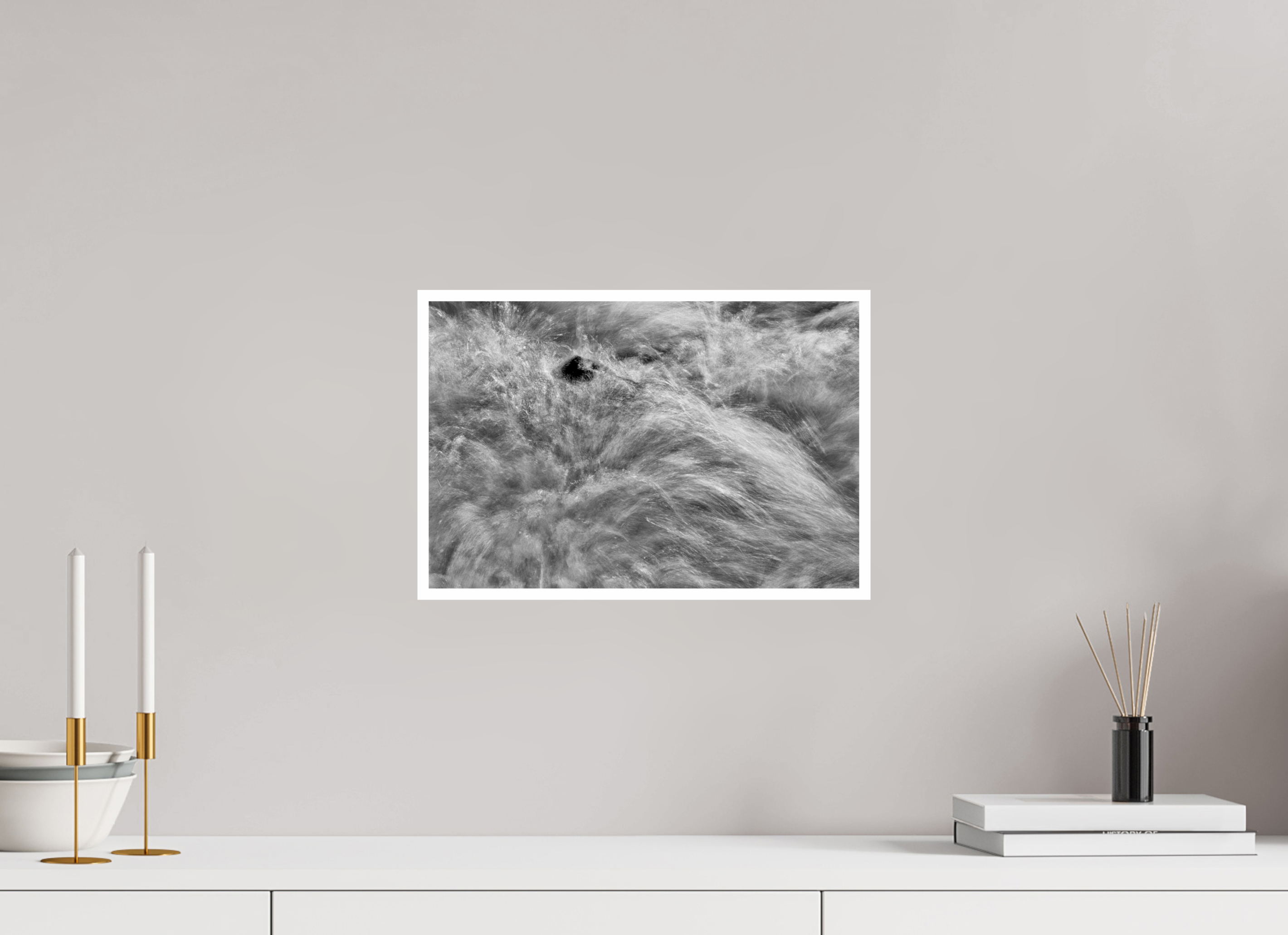 15 x 10″, Ilford B&W Paper: glossy Island in Chaos