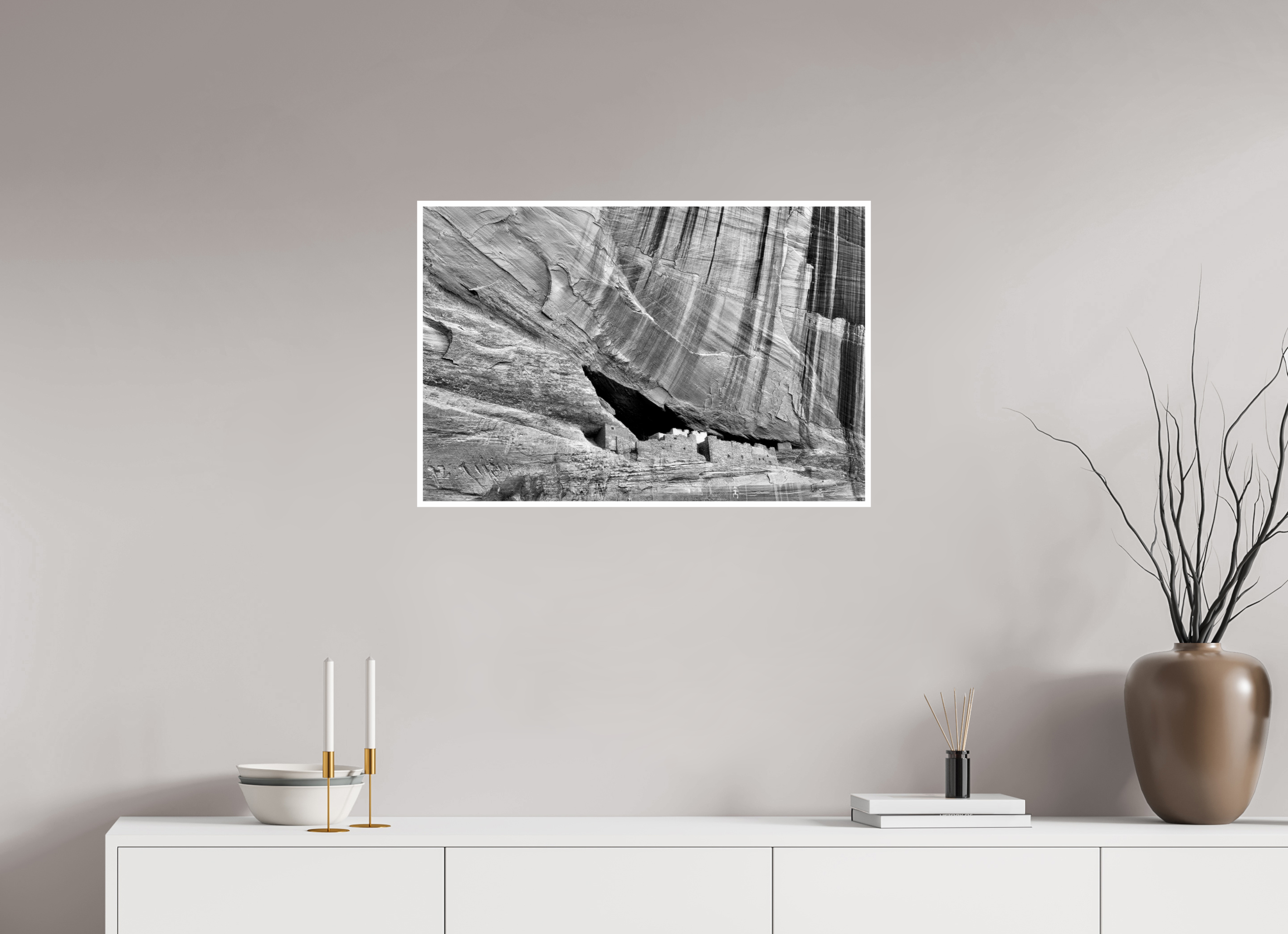 30 x 20″, Ilford Baryta Paper Whitehouse, Canyon De Chelly