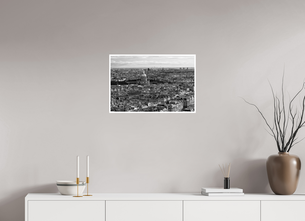 24 x 16″, Ilford Baryta Paper Paris from the Eiffel Tower