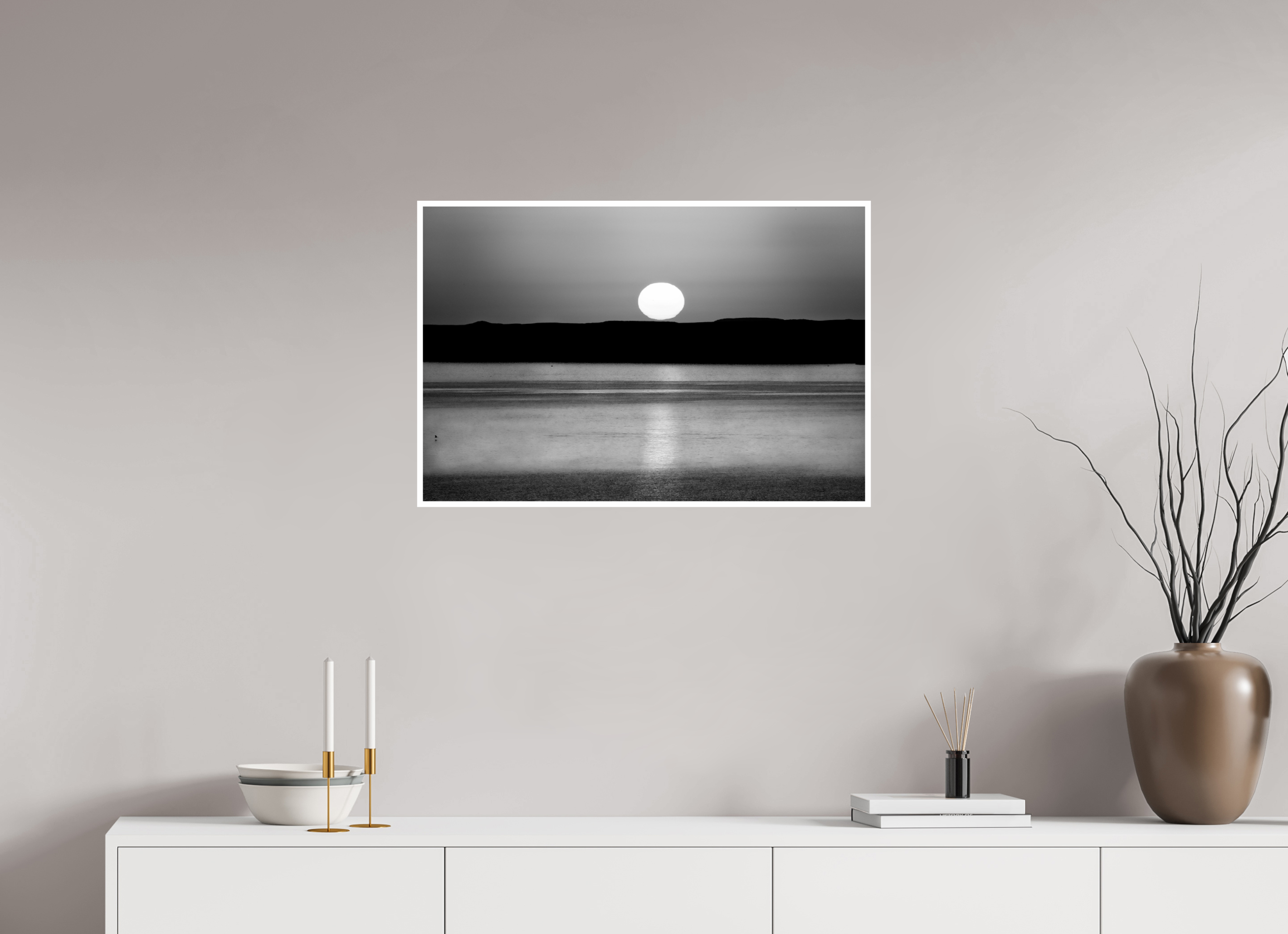 30 x 20″, Ilford Baryta Paper Abu Simbel Sunrise