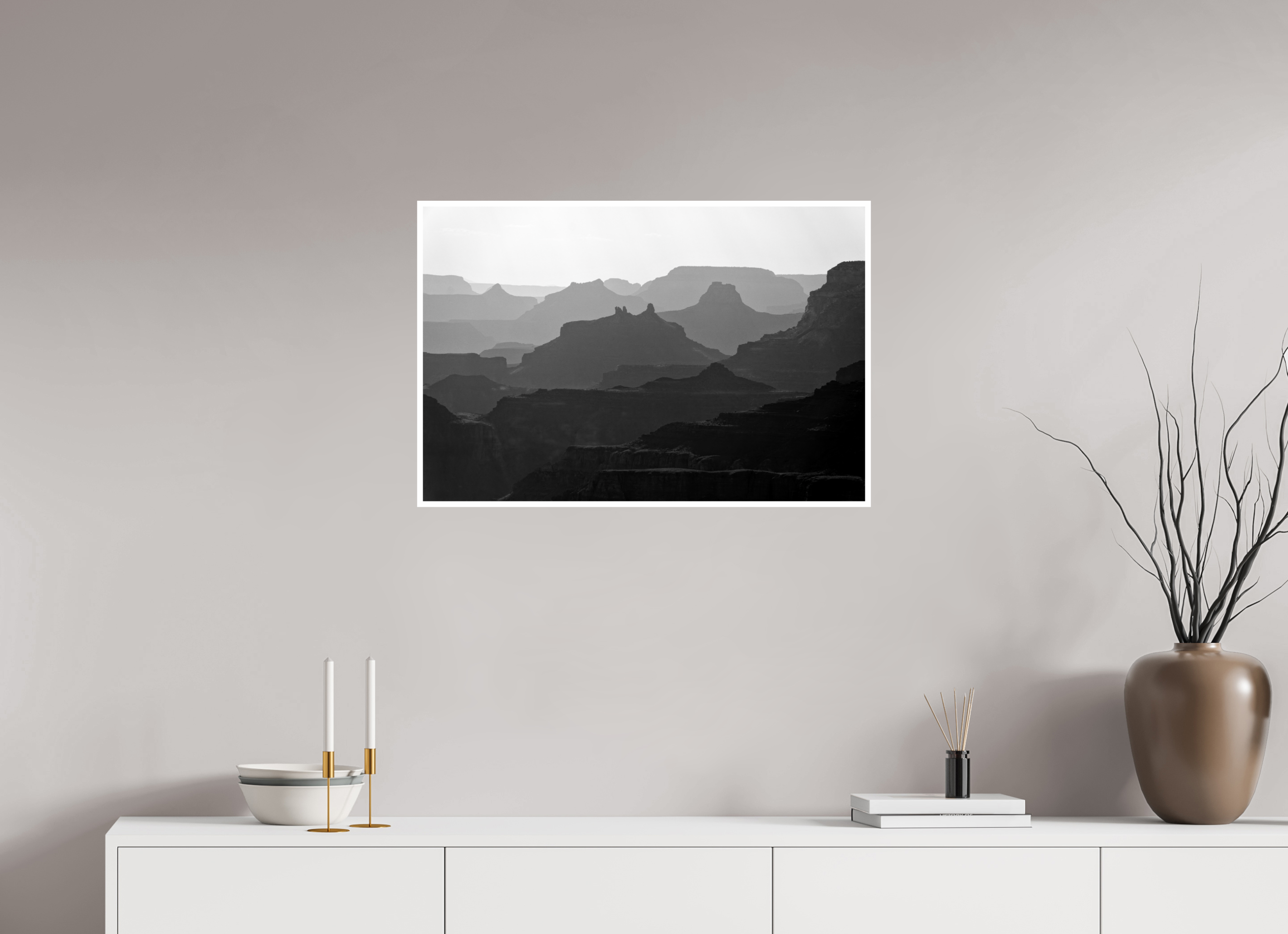 30 x 20″, Ilford Baryta Paper Shades of the Canyon
