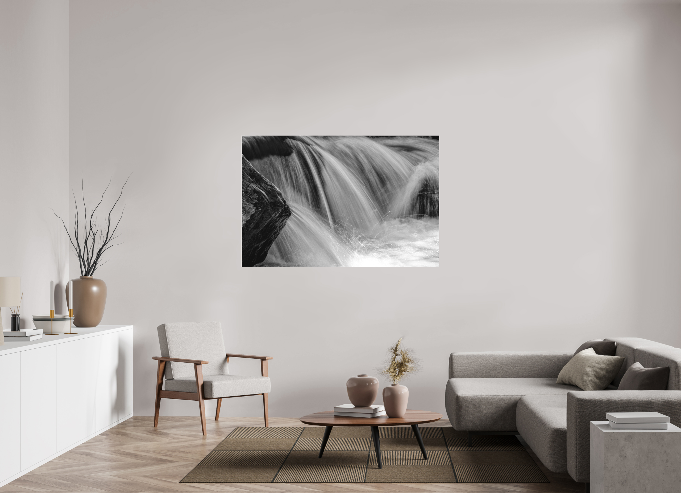 60 x 40″, Ilford B&W Under Acrylic: matte The Shape of Water