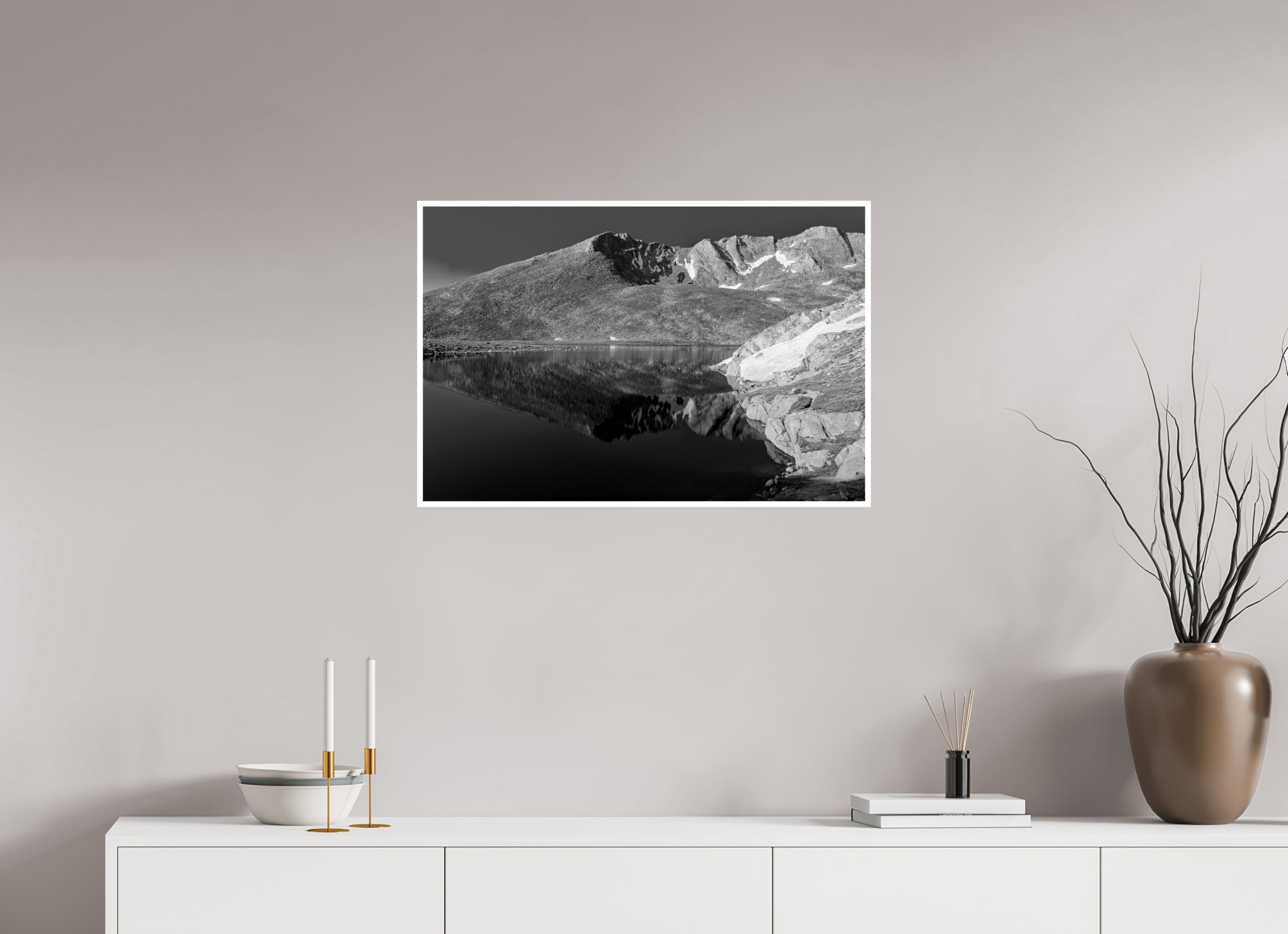 30 x 20″, Ilford Baryta Paper Echo of the Summit