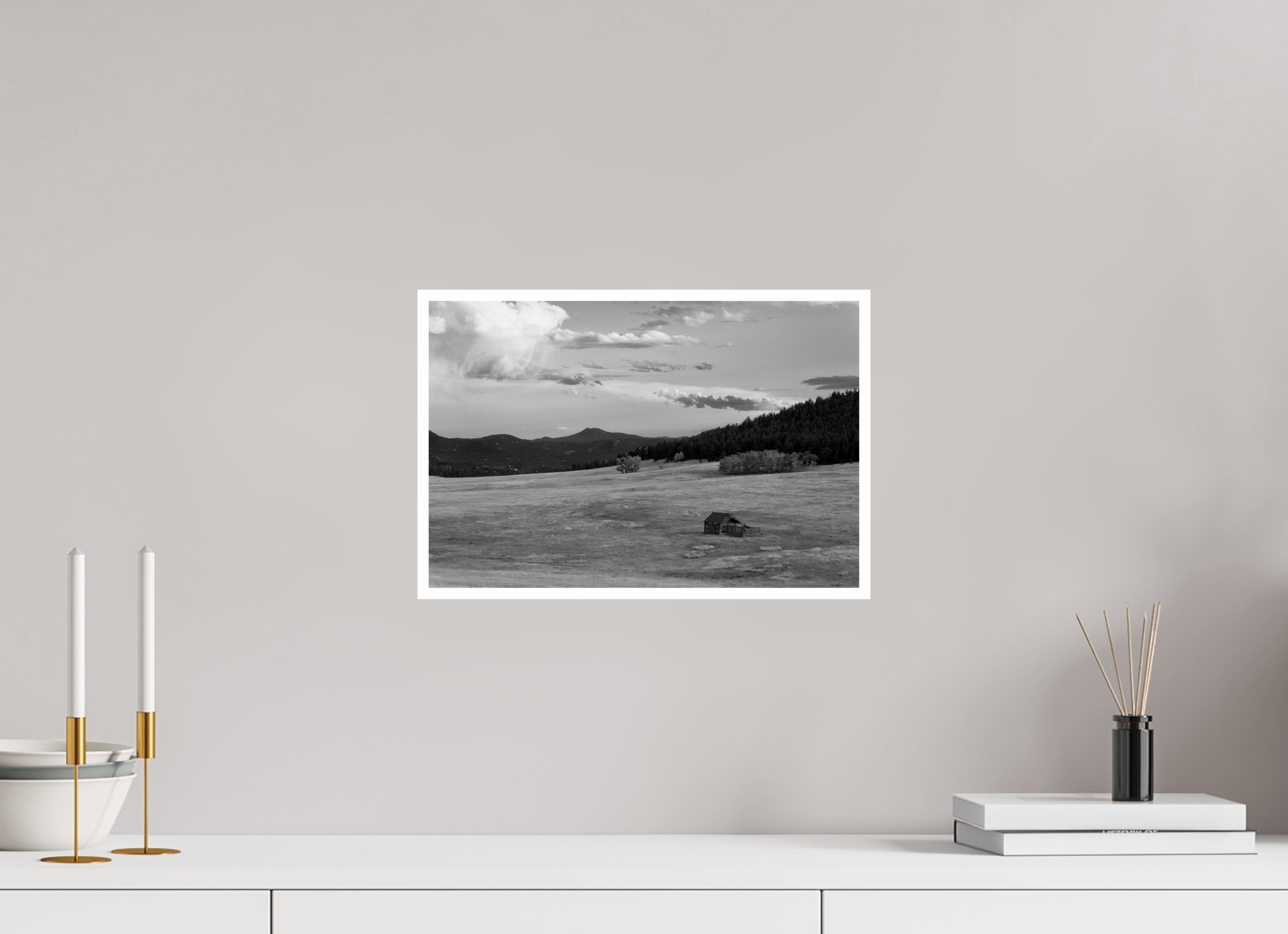 15 x 10″, Ilford Baryta Paper Elk Meadow