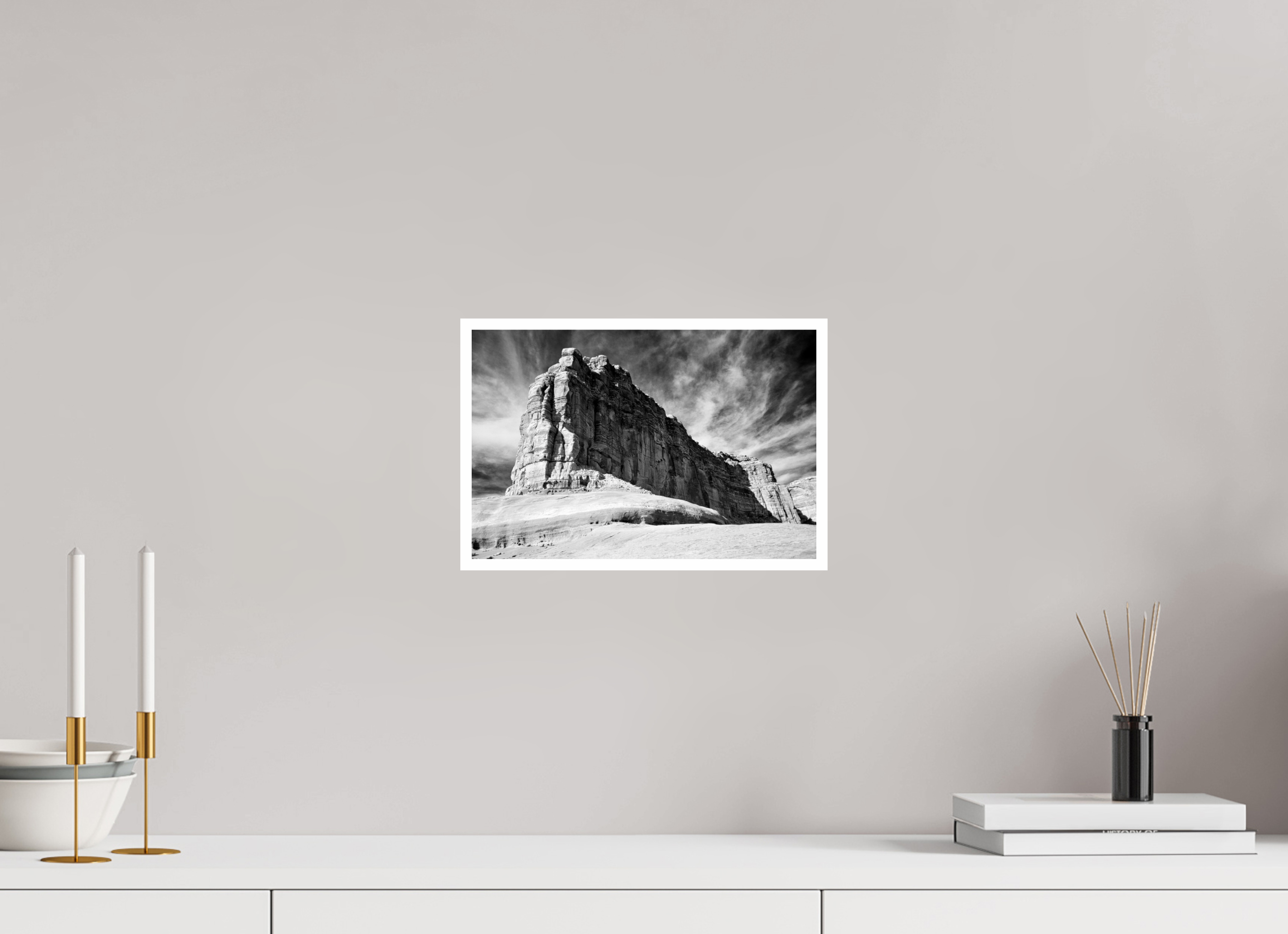 12 x 8″, Ilford Baryta Paper Lake Powell Butte