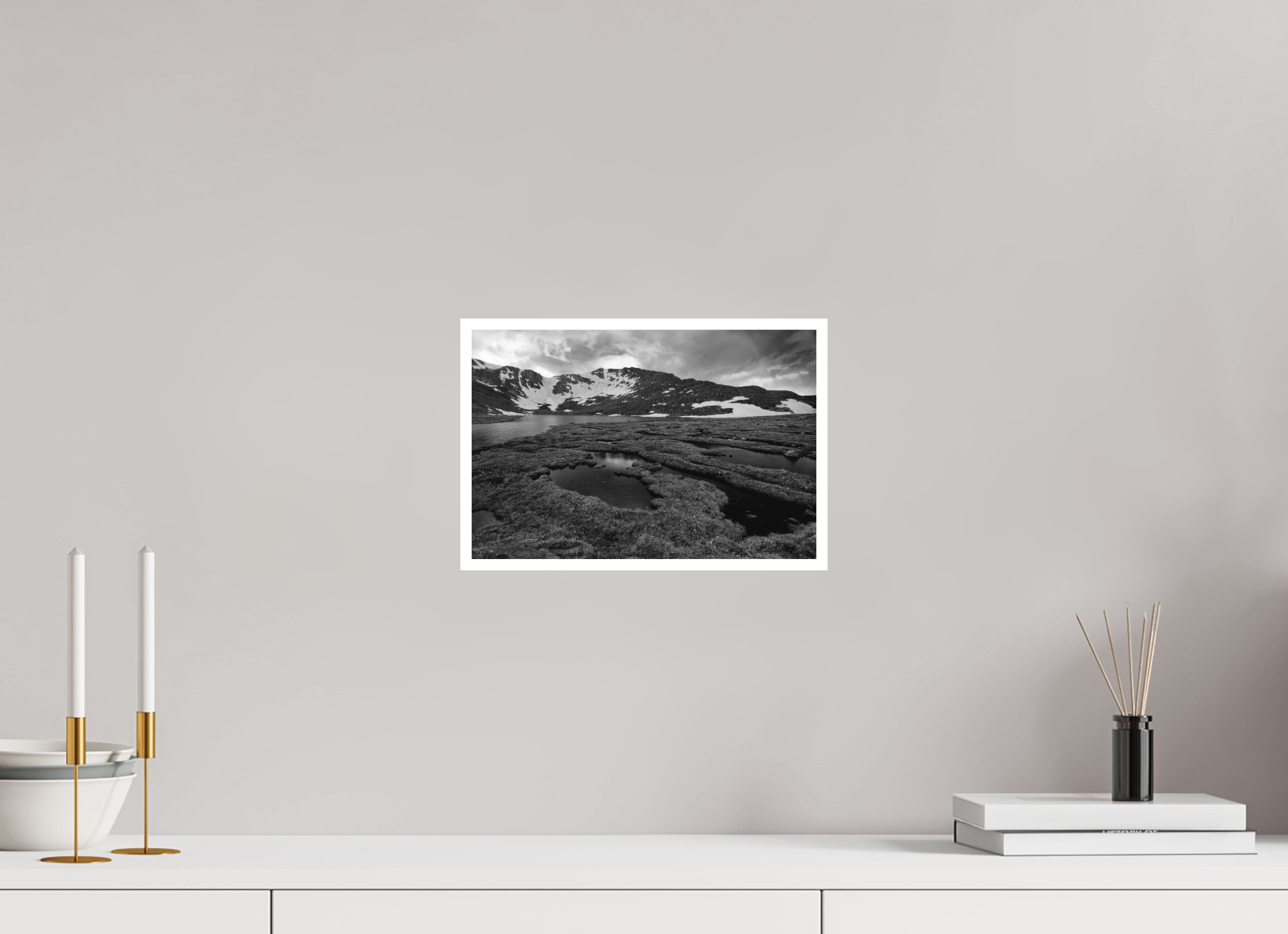 12 x 8″, Ilford B&W Paper: matte Sunset Fire