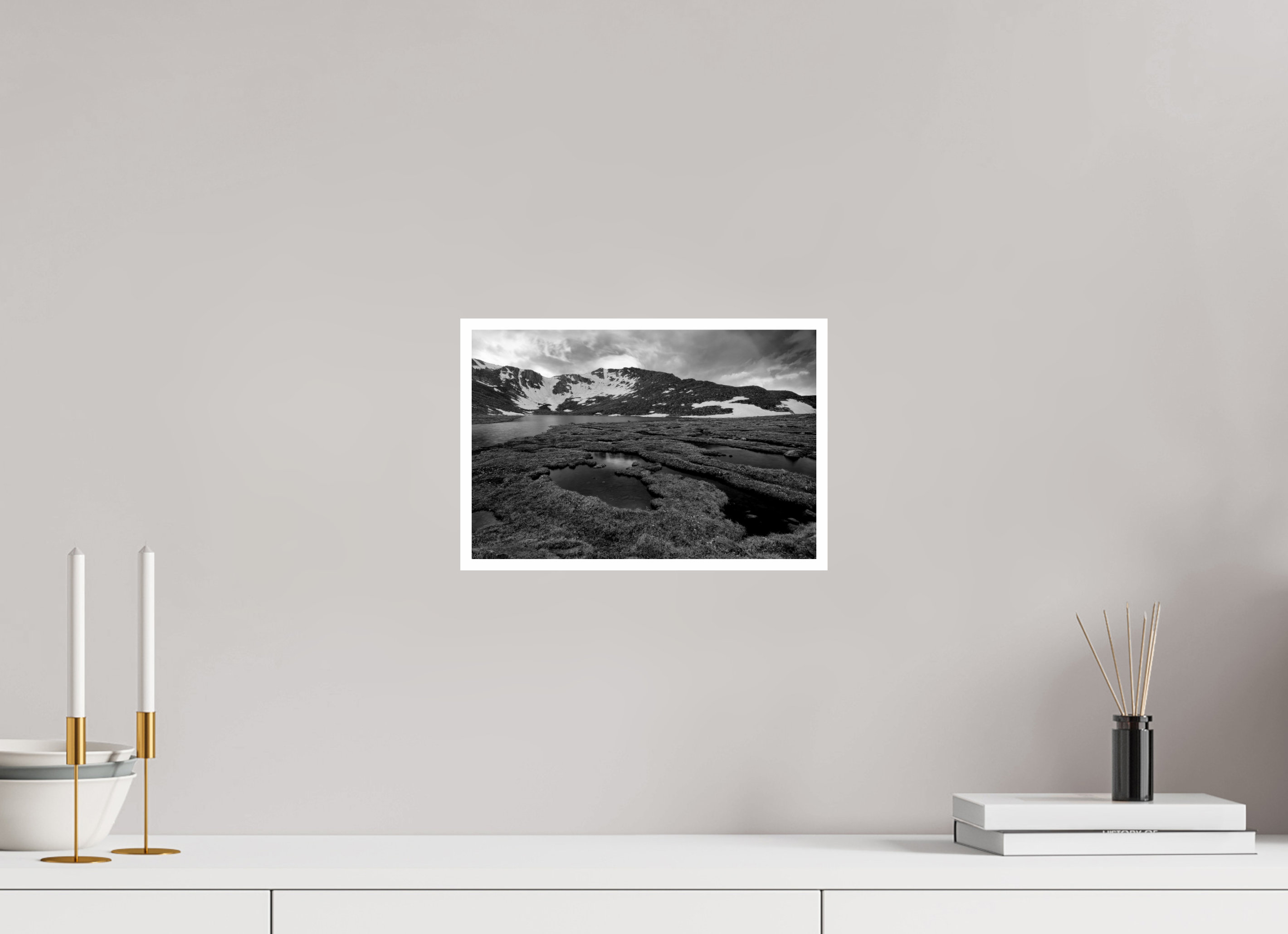 12 x 8″, Ilford Baryta Paper Sunset Fire