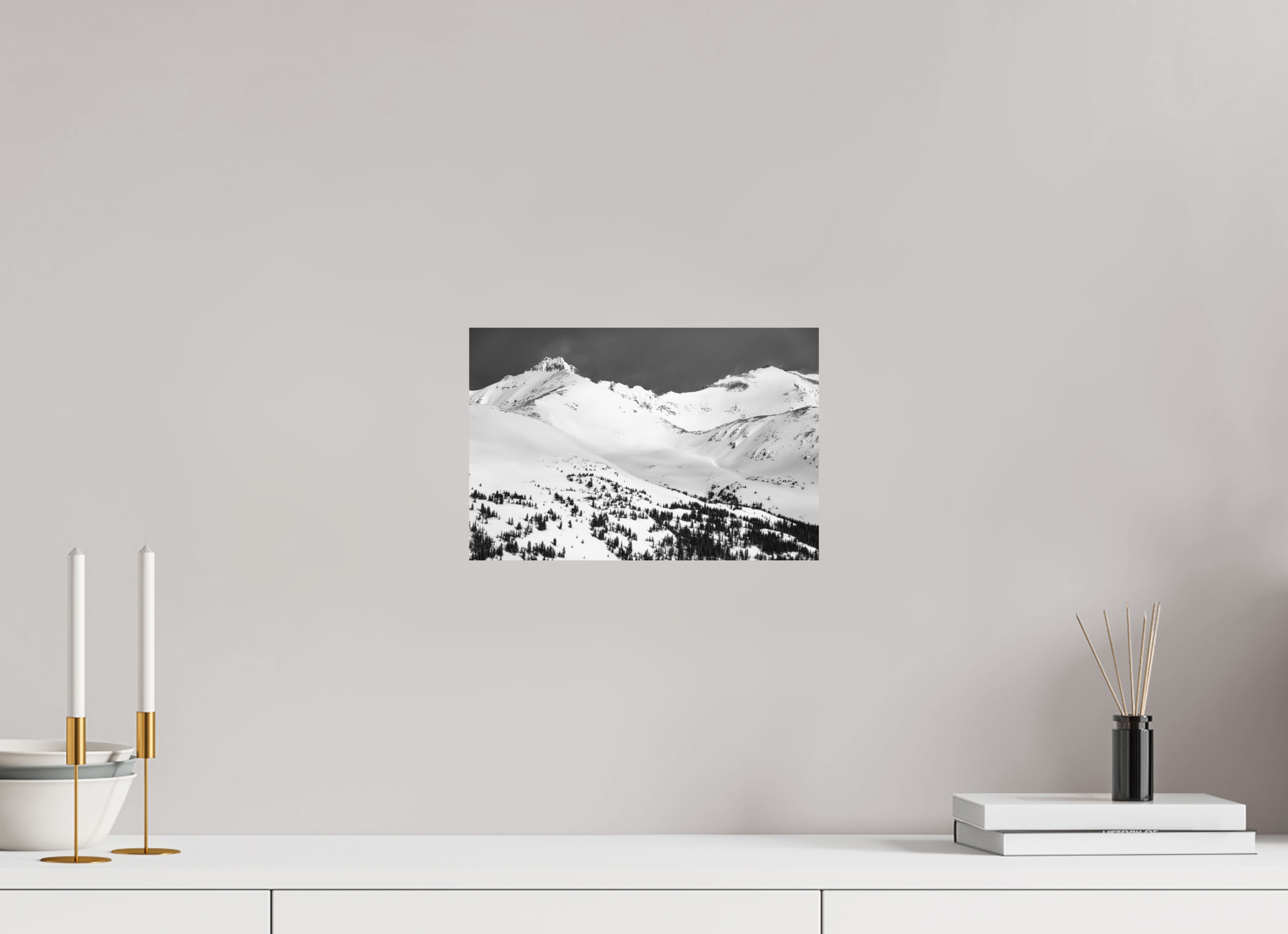 12 x 8″, Ilford B&W On Aluminum: matte High Silence