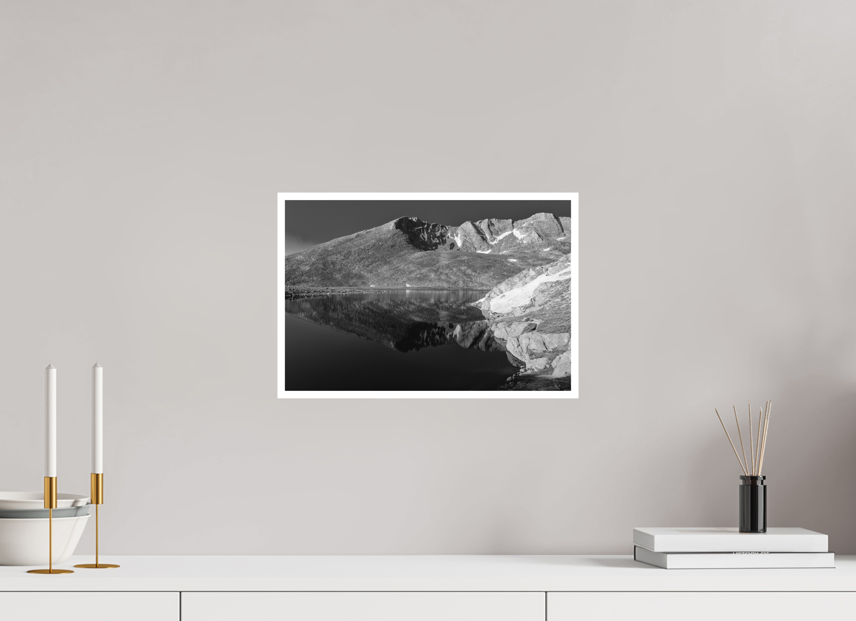 15 x 10″, Ilford B&W Paper: matte Echo of the Summit