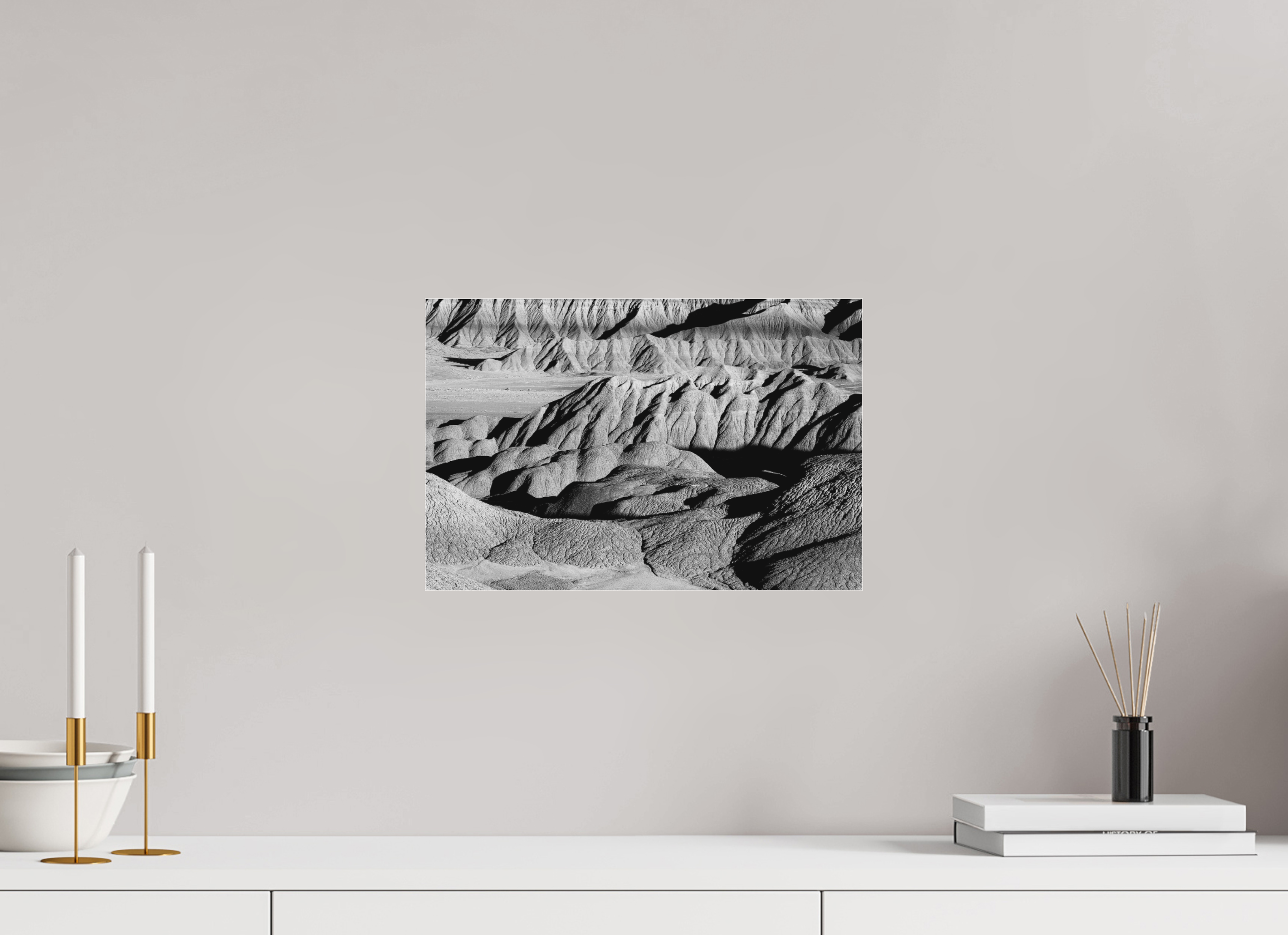 15 x 10″, Ilford B&W Under Acrylic: glossy Carved by Time