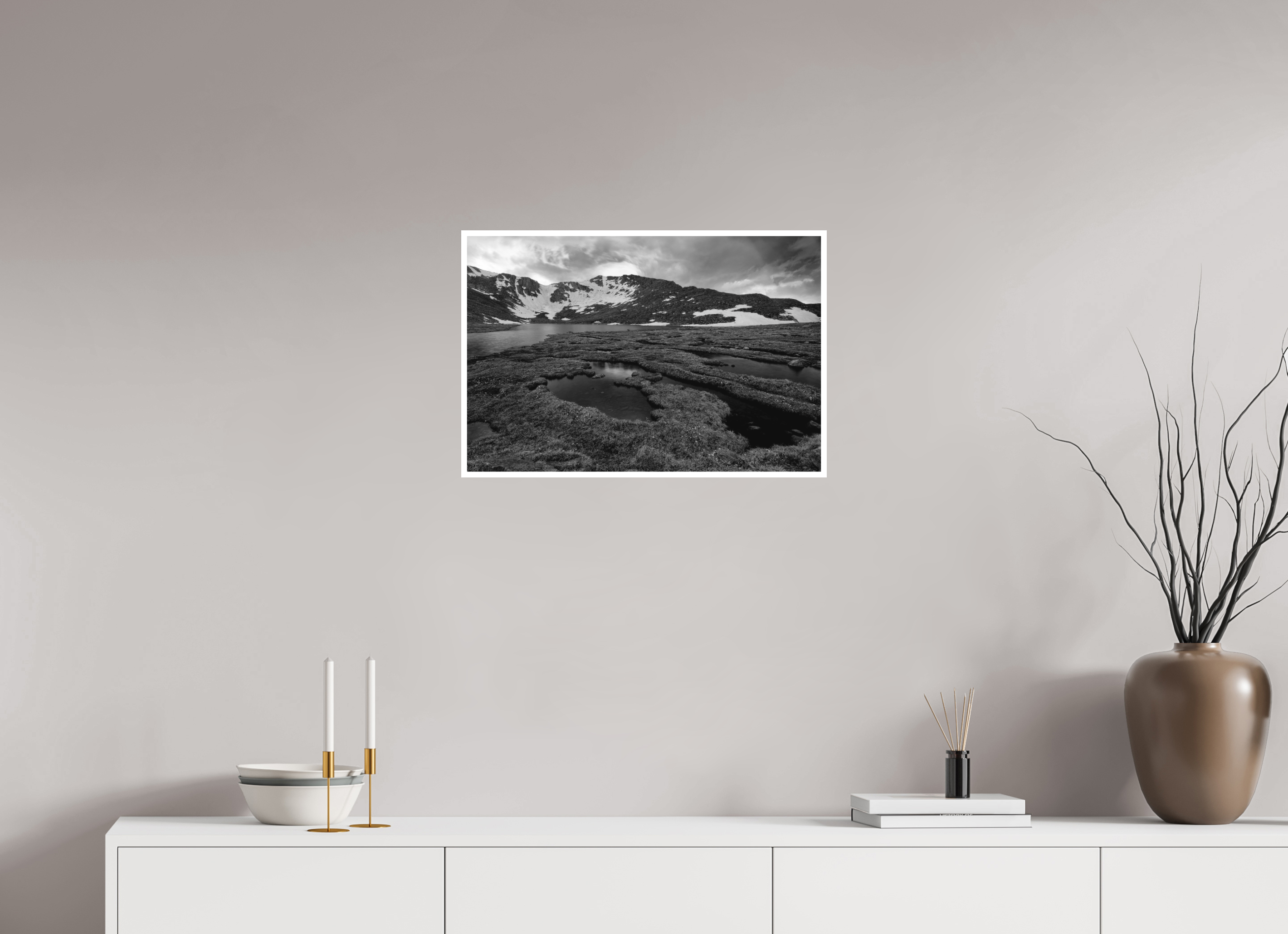 24 x 16″, Ilford B&W Paper: matte Sunset Fire