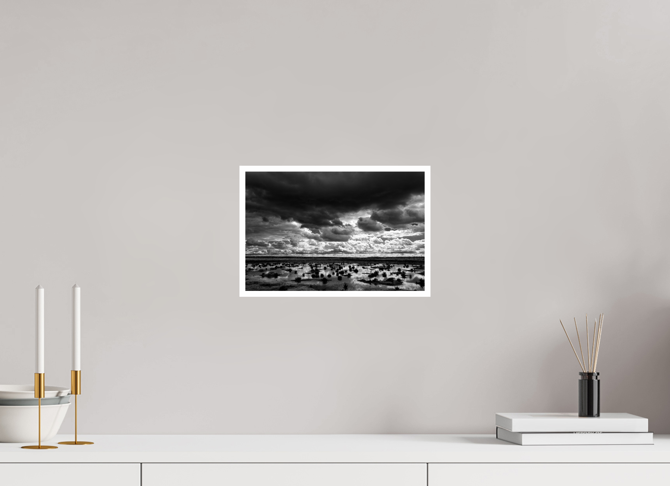 12 x 8″, Ilford Baryta Paper The Desert's Mirror